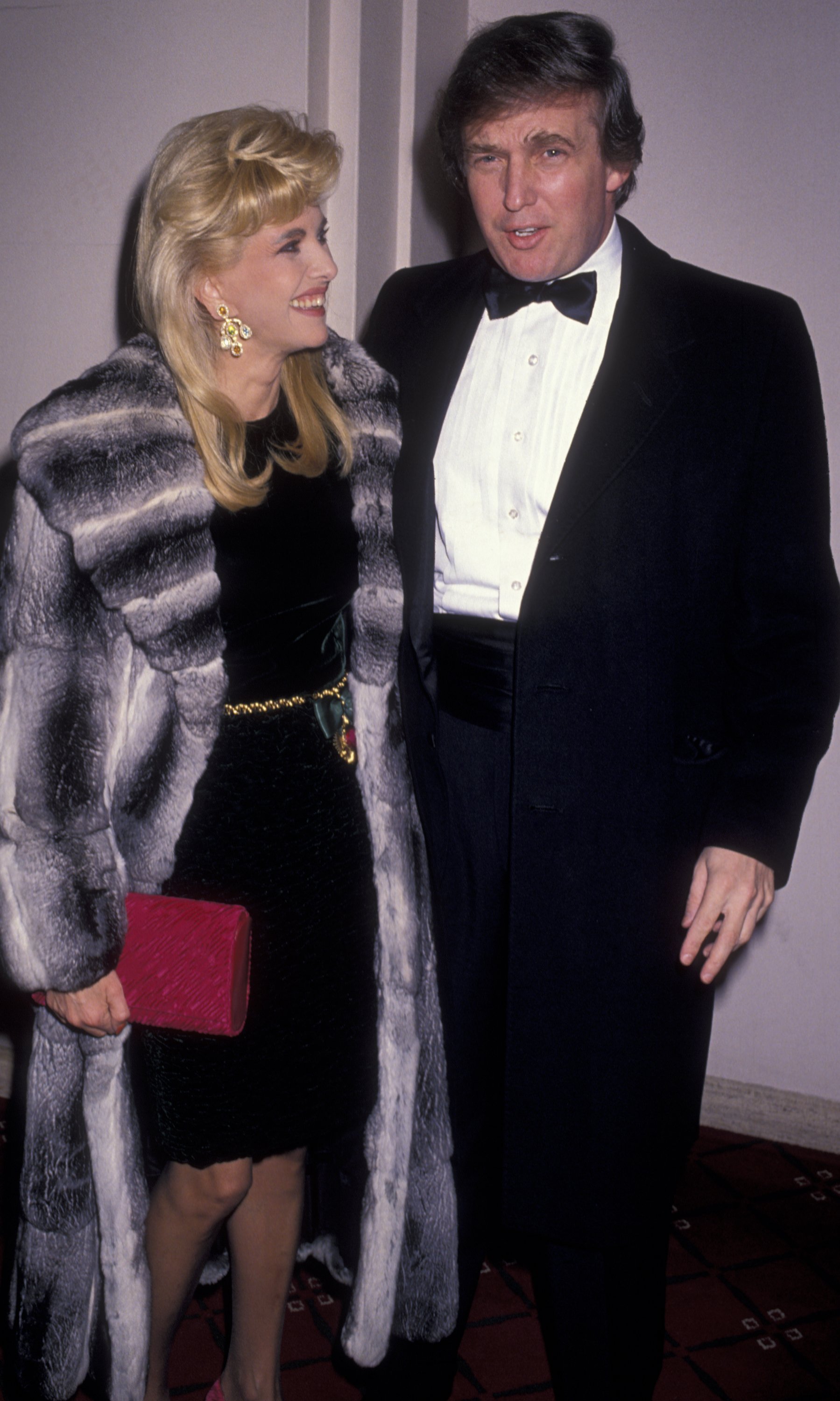 Businessman Donald Trump and model Ivana Trump attending United Jewish Appeal Tribute Gala at the Waldorf Hotel on February 4, 1990 in New York City. | Source: Getty Images