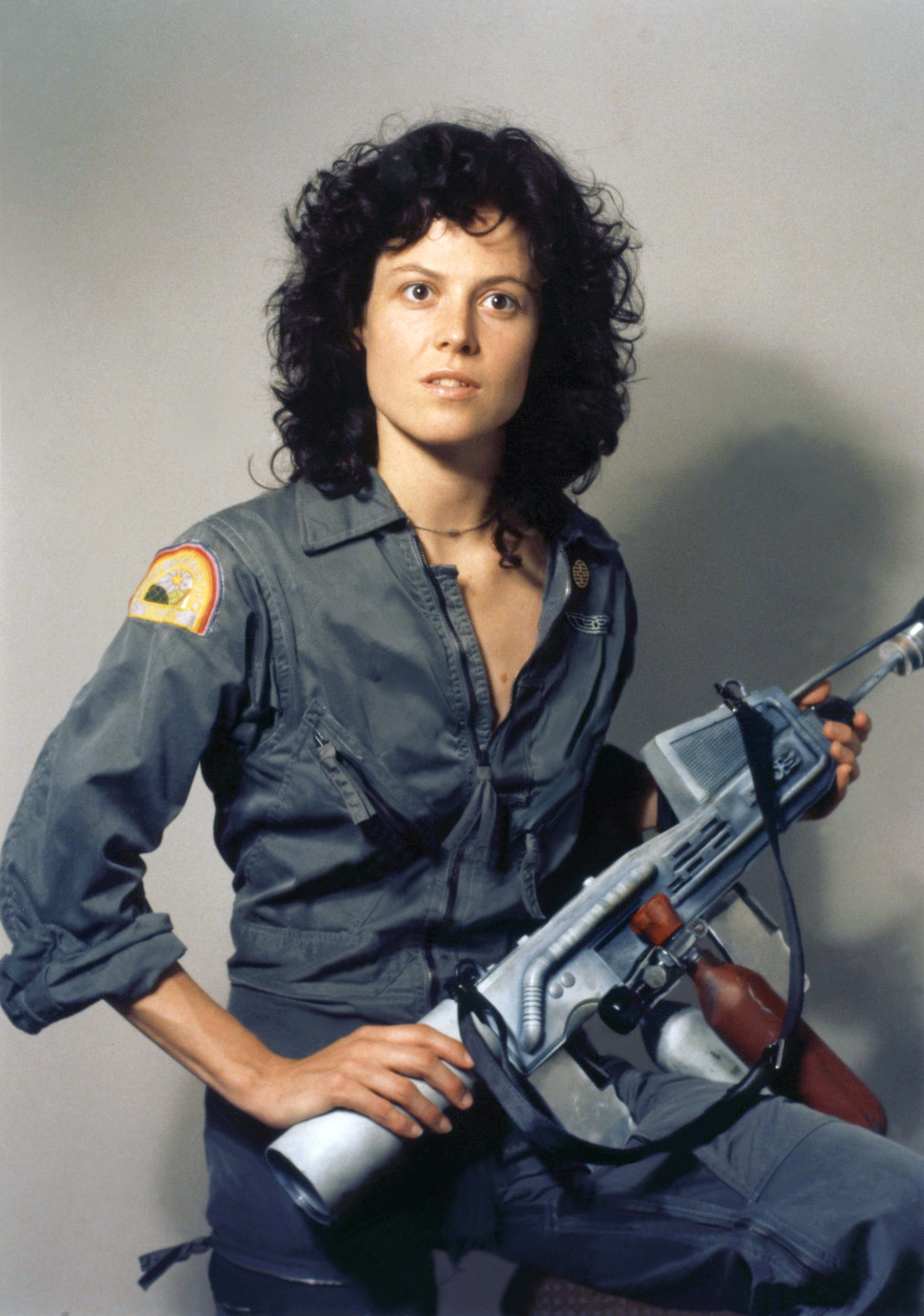 Sigourney Weaver on the set of "Alien," in 1979 | Source: Getty Images