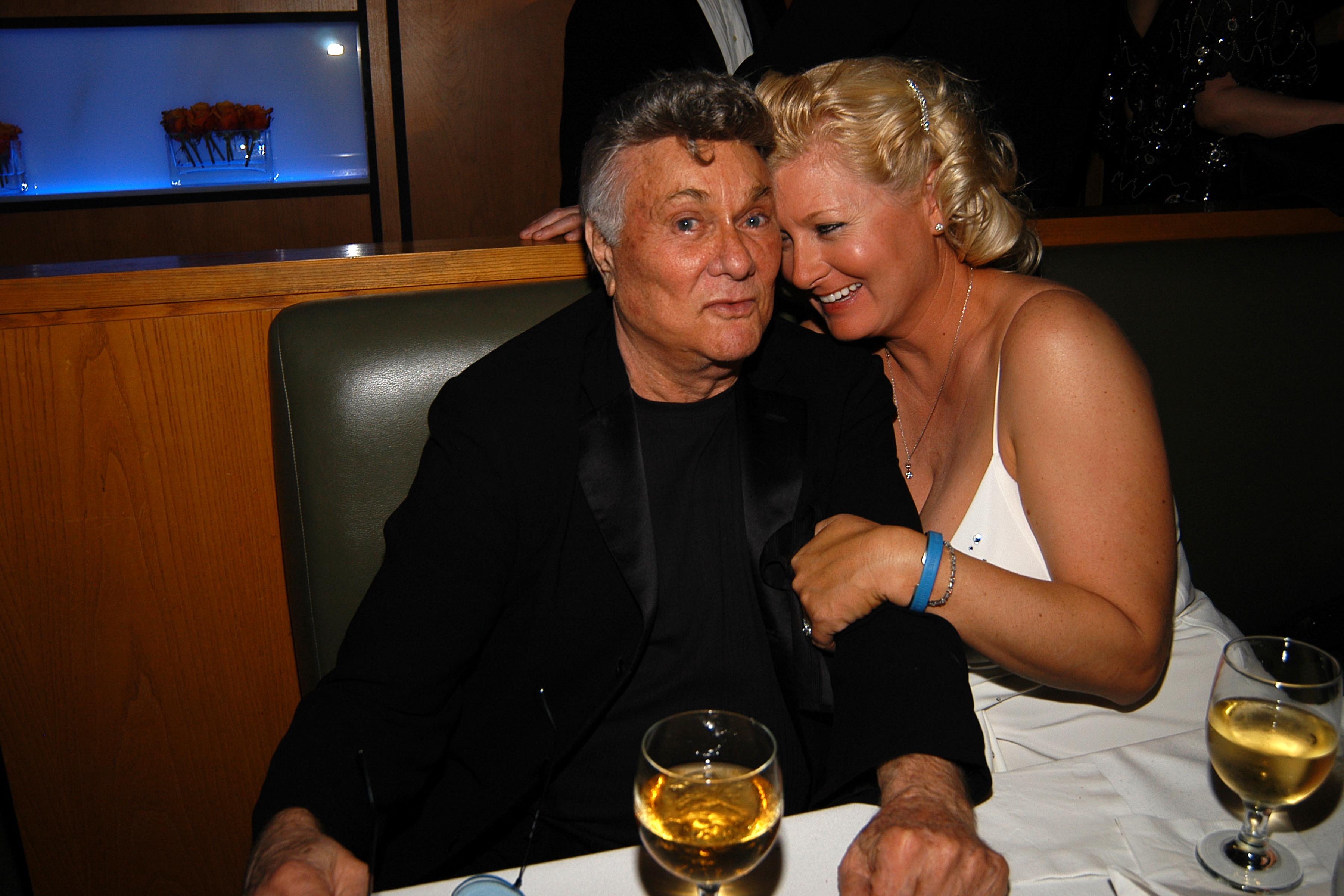 Tony Curtis and Jill Vandenberg at Vanity Fair Oscar Party on March 5, 2006 | Source: Getty Images