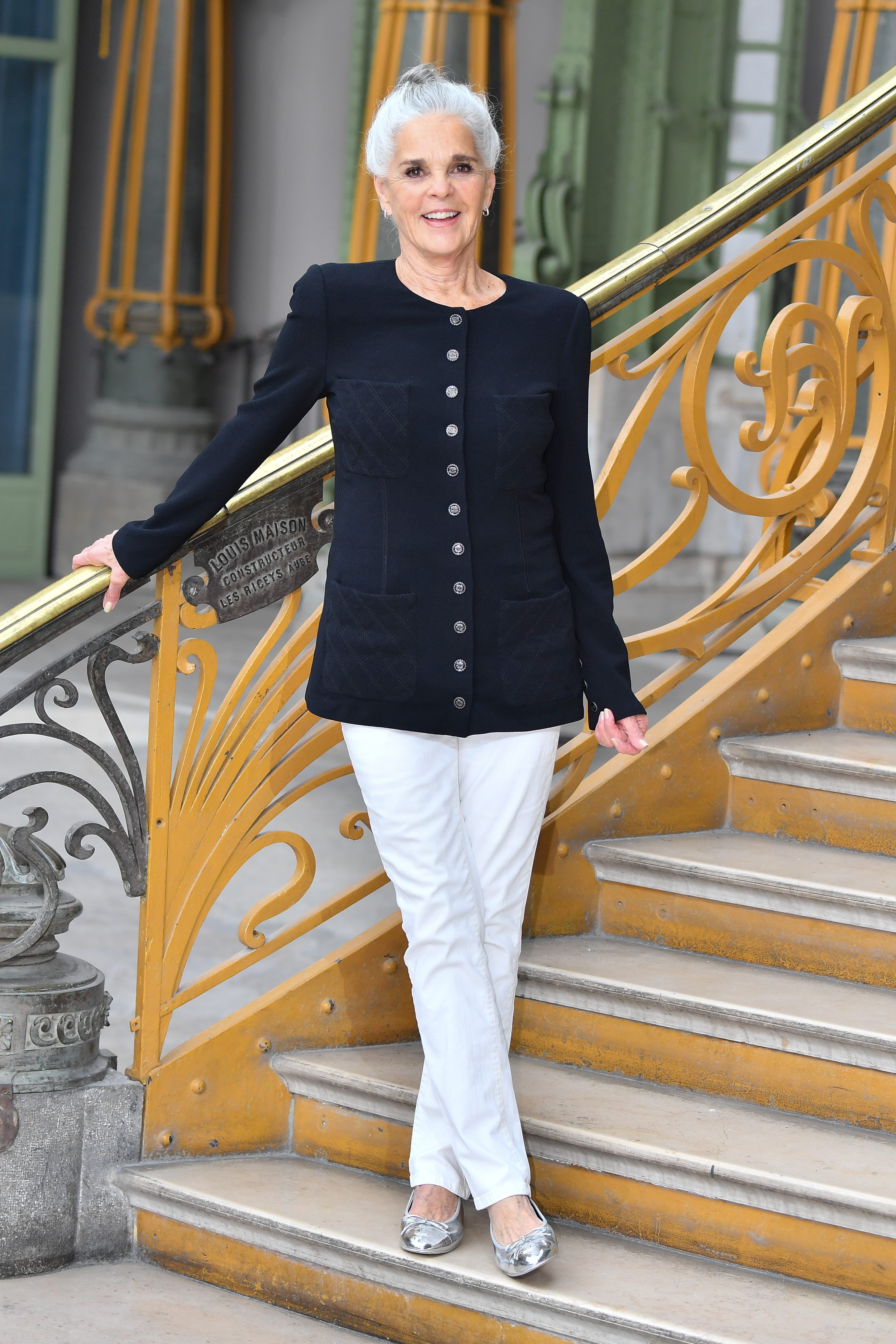 Ali MacGraw at the Chanel Cruise Collection 2020 photocall on May 3, 2019, in Paris | Source: Getty Images