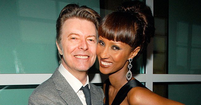 David Bowie junto a su esposa Iman | Foto: Getty Images 
