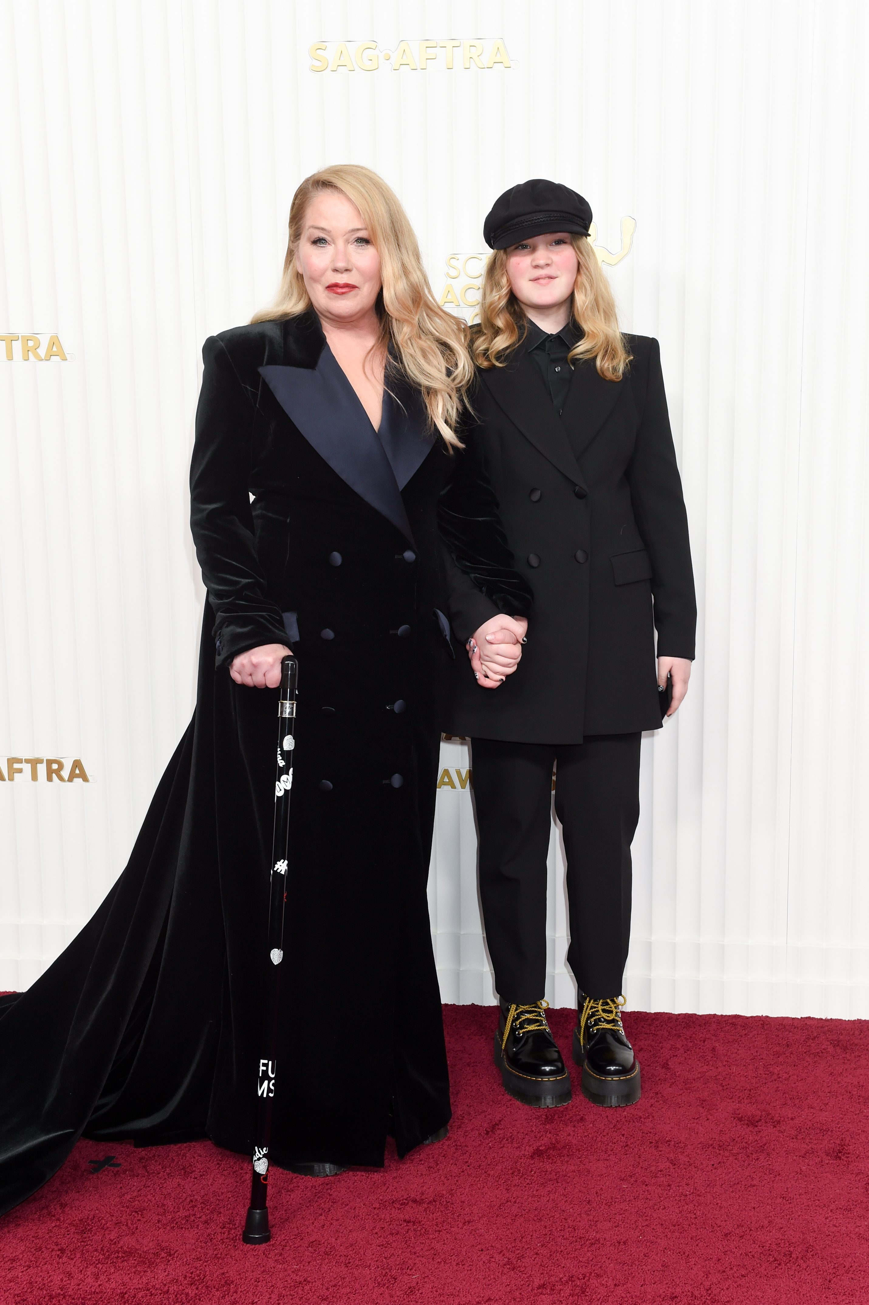 Christina Applegate and Sadie Grace LeNoble at the 29th Annual Screen Actors Guild Awards in Los Angeles, California on February 26, 2023 | Source: Getty Images