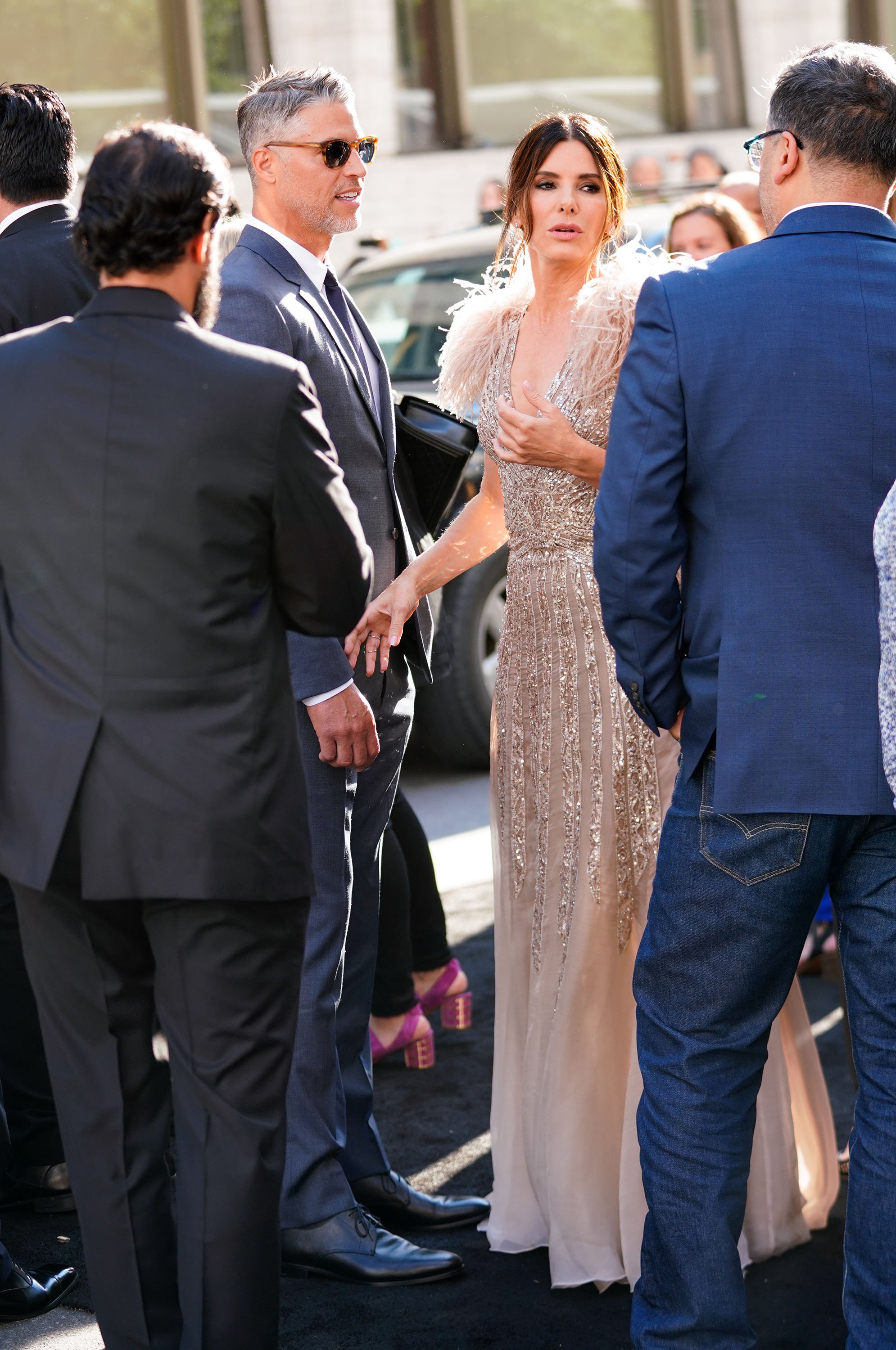 Bryan Randall y Sandra Bullock en 2018. | Foto: Getty Images