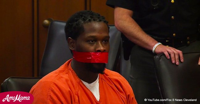 Man's mouth taped shut in courtroom during sentencing