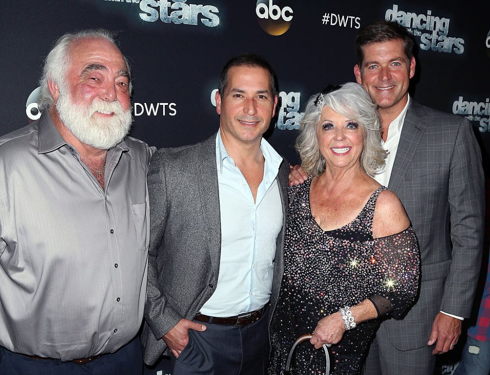 Michael Groover, Bobby Deen,  Paula Deen, and Jamie Deen attending “Dancing with the Stars” Season 21 in Los Angeles, California, in October 2015.  | Image: Getty Images. 