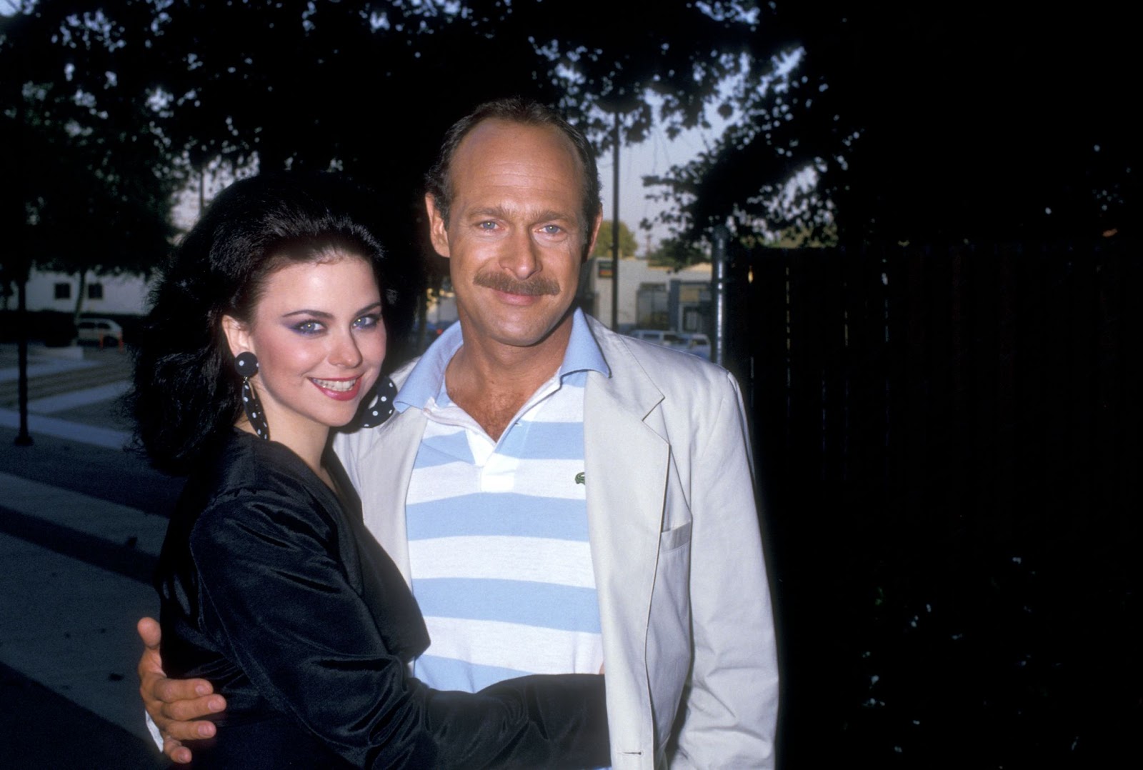 Delta Burke and Gerald McRaney at a party in West Hollywood, circa 1987. | Source: Getty Images