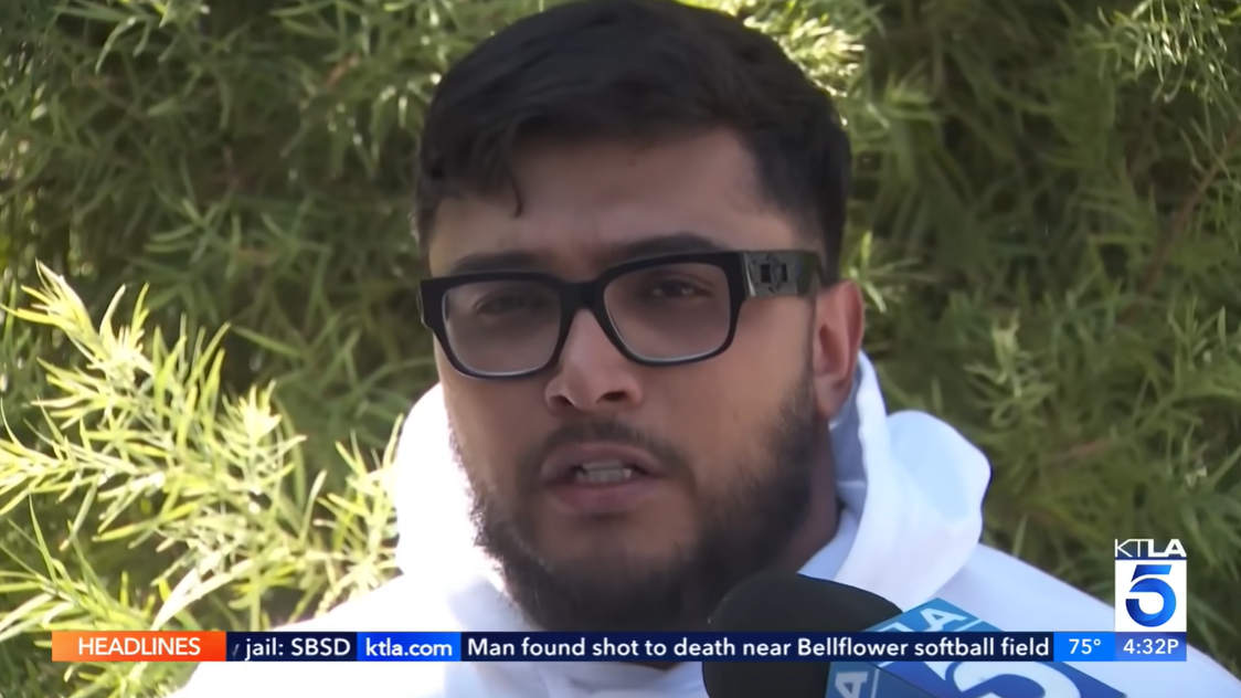 Jake Haro makes a public plea for the return of his son, Emmanuel, in a video posted on August 20, 2025 | Source: YouTube/5live