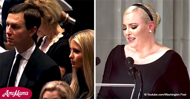 Meghan McCain didn't expect to see Ivanka at her dad's funeral as she gave an anti-Trump eulogy