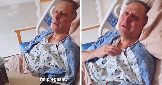 An elderly man with Alzheimer’s finding out that his daughter is pregnant. | Source: tiktok.com/oliviasalza