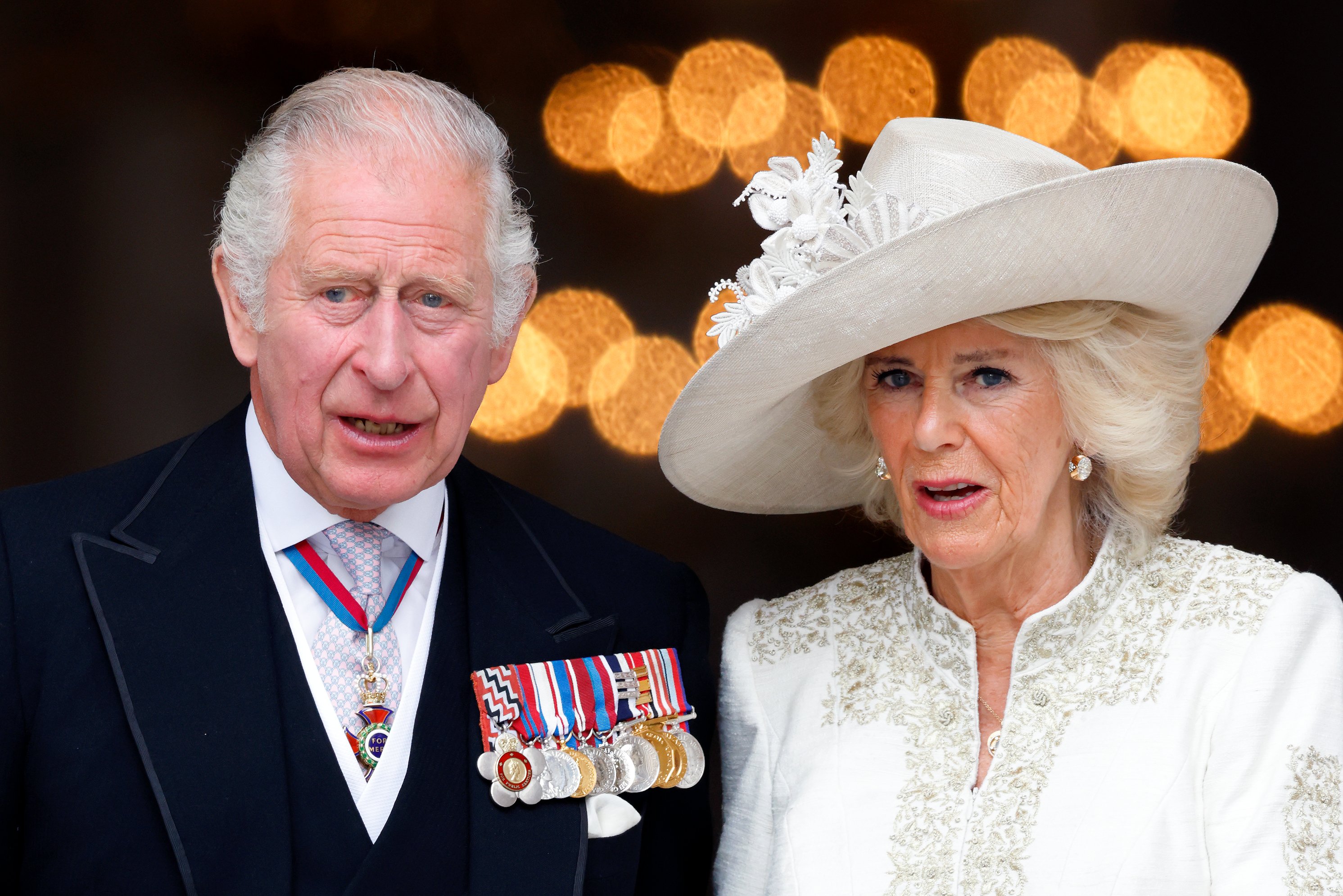  Prince Charles, Prince of Wales and Camilla, Duchess of Cornwall attend a National Service of Thanksgiving to celebrate the Platinum Jubilee of Queen Elizabeth II at St Paul's Cathedral on June 3, 2022 in London, England. | Source: Getty Images