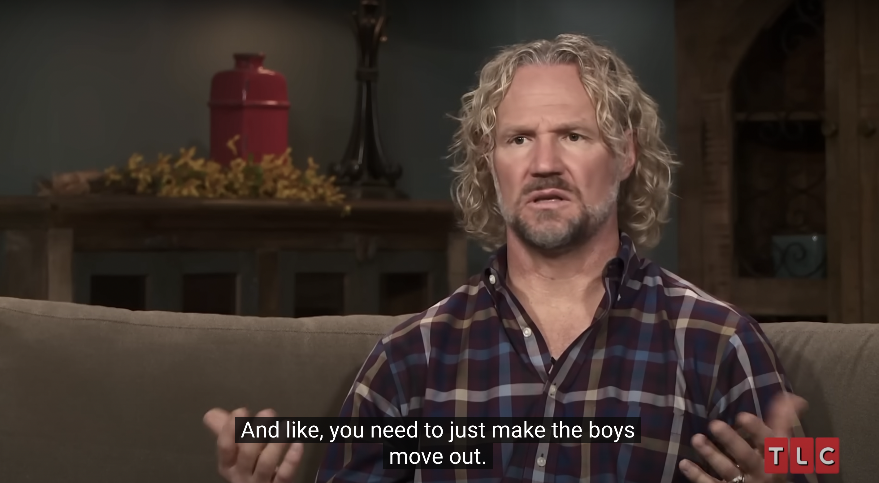 Kody Brown recounting his conversation with Janelle when he suggested that Garrison and Gabriel move out, in an episode of "Sister Wives," published on January 23, 2023 | Source: youtube/tlc