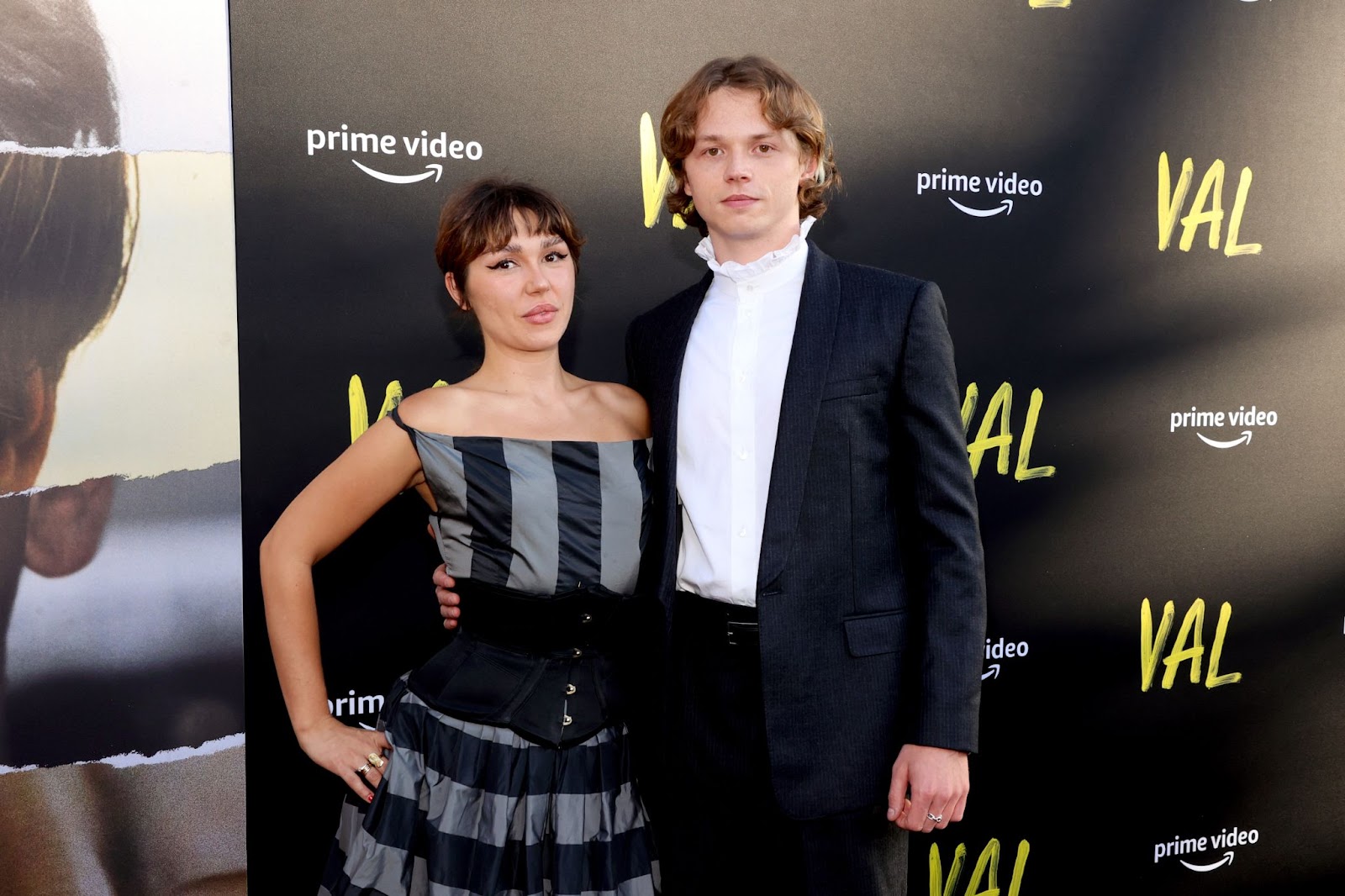 Mercedes and Jack Kilmer at the premiere of "Val" on August 3, 2021, in Los Angeles, California. | Source: Getty Images