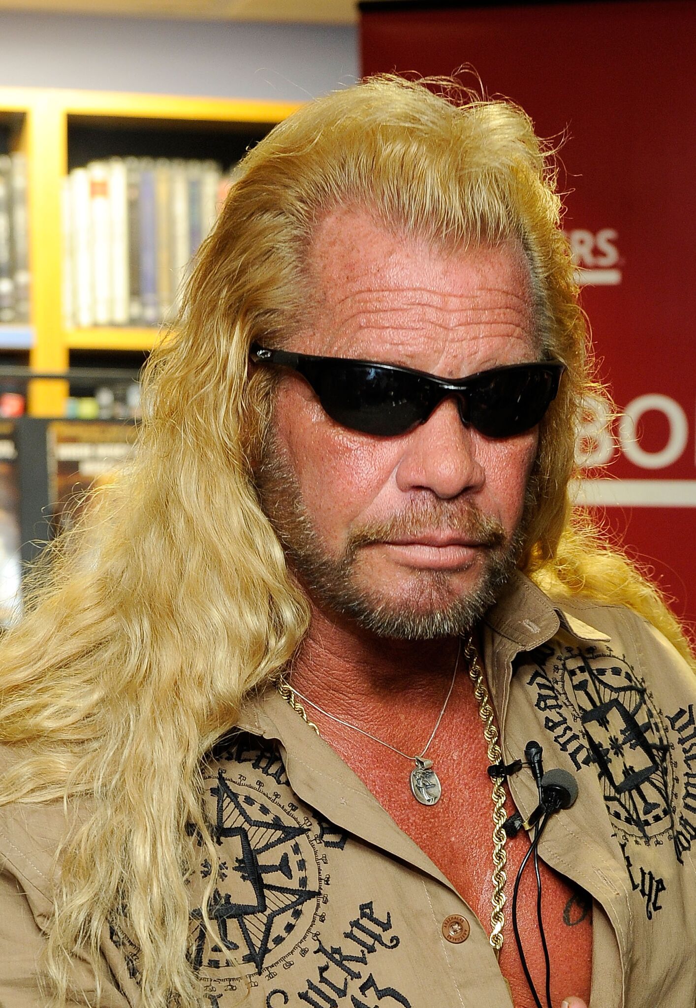 "Dog the Bounty Hunter" promotes his book at Borders Wall Street | Getty Images