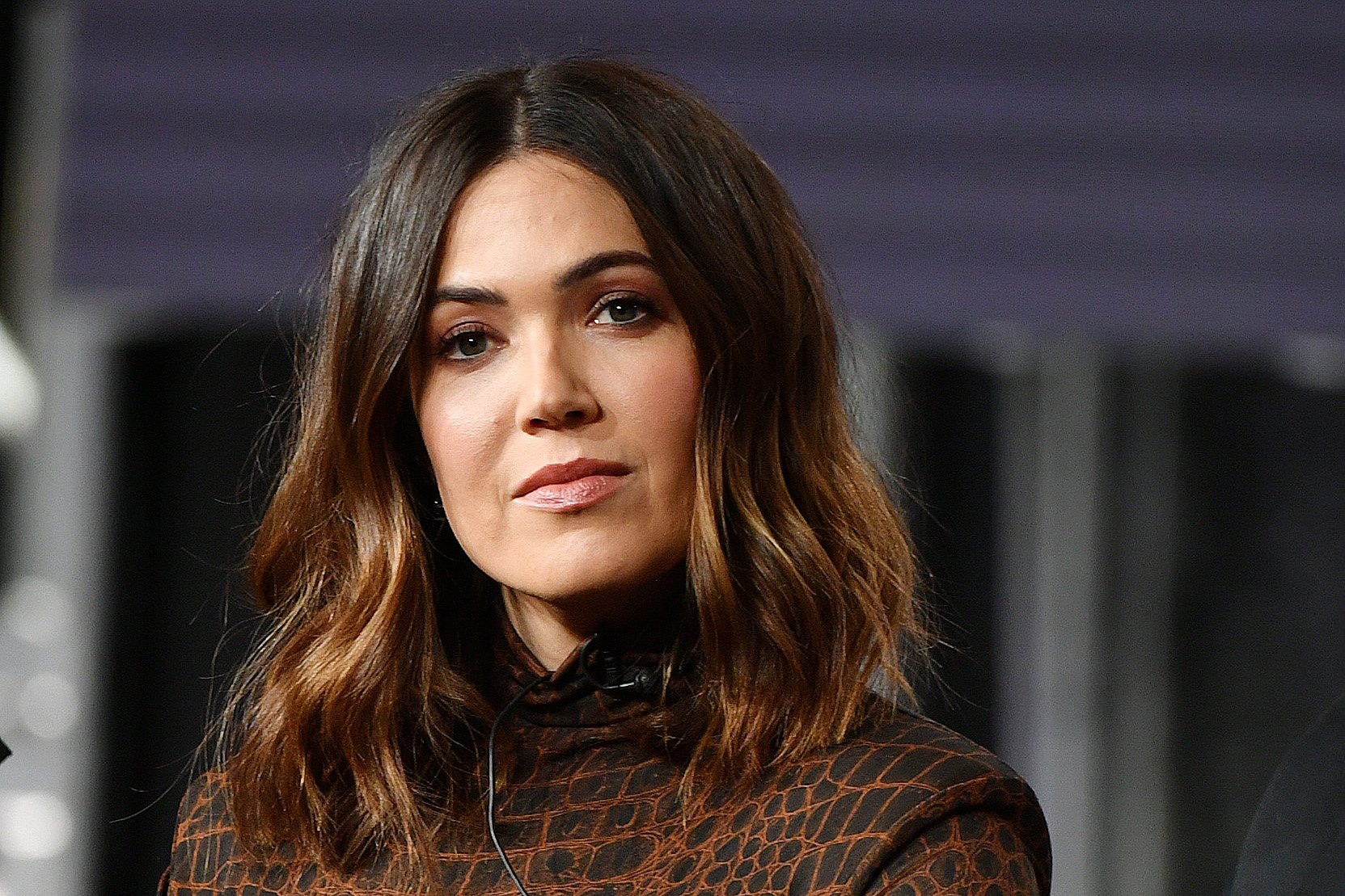 Mandy Moore during the NBCUniversal segment of the 2020 Winter TCA Press Tour at The Langham Huntington on January 11, 2020 in Pasadena, California | Source: Getty Images