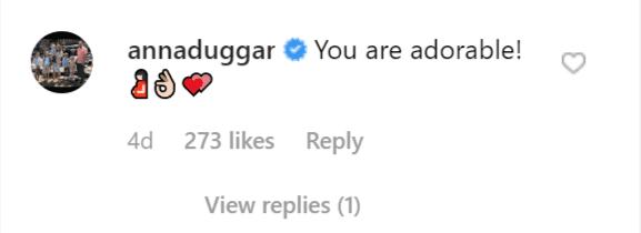Fan comment on Lauren Duggar's post.  | Source: Instagram\siandlaurenduggar