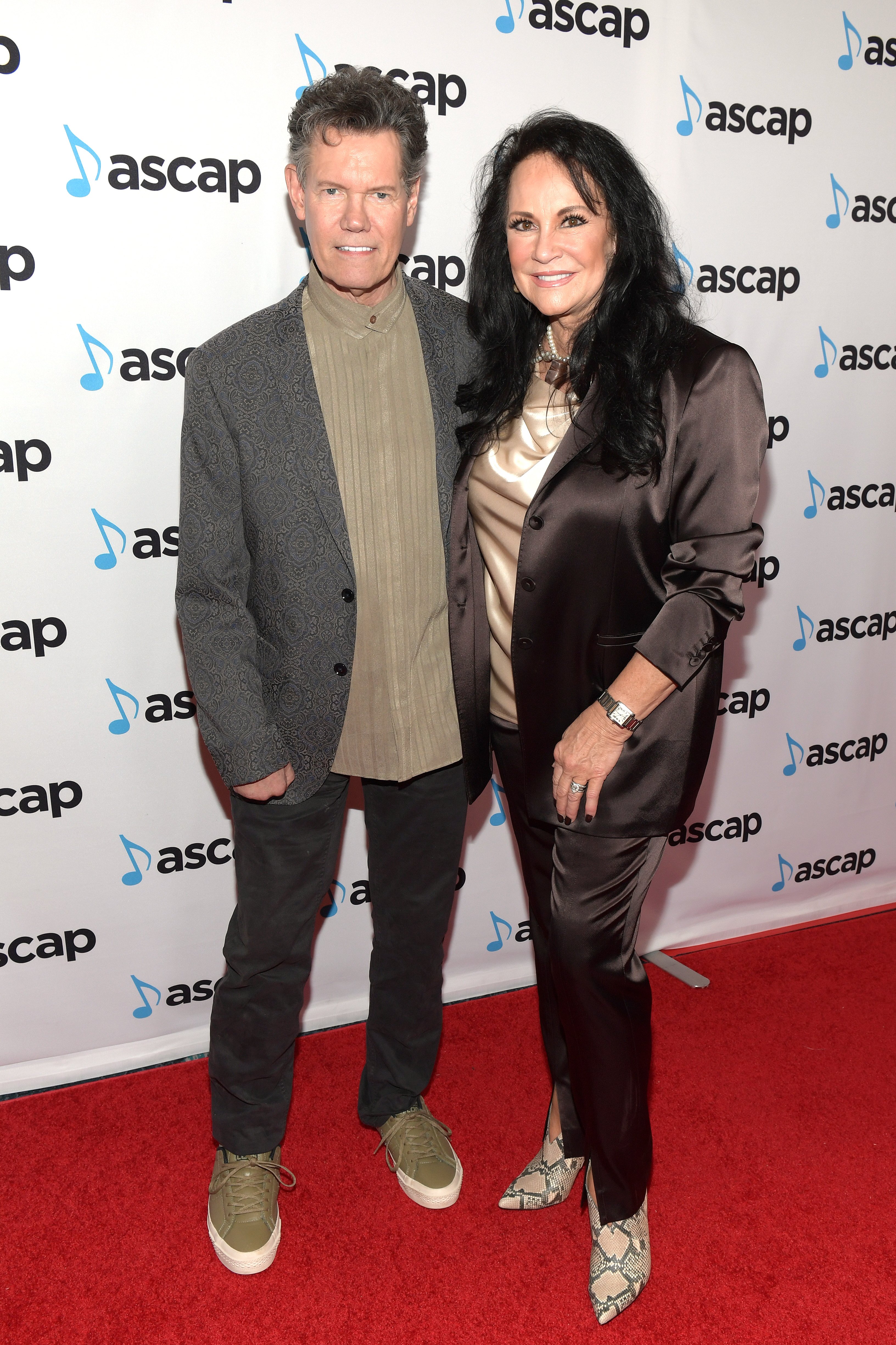 Randy Travis and Mary Beougher at the 57th Annual ASCAP Country Music Awards on November 11, 2019, in Nashville | Source: Getty Images