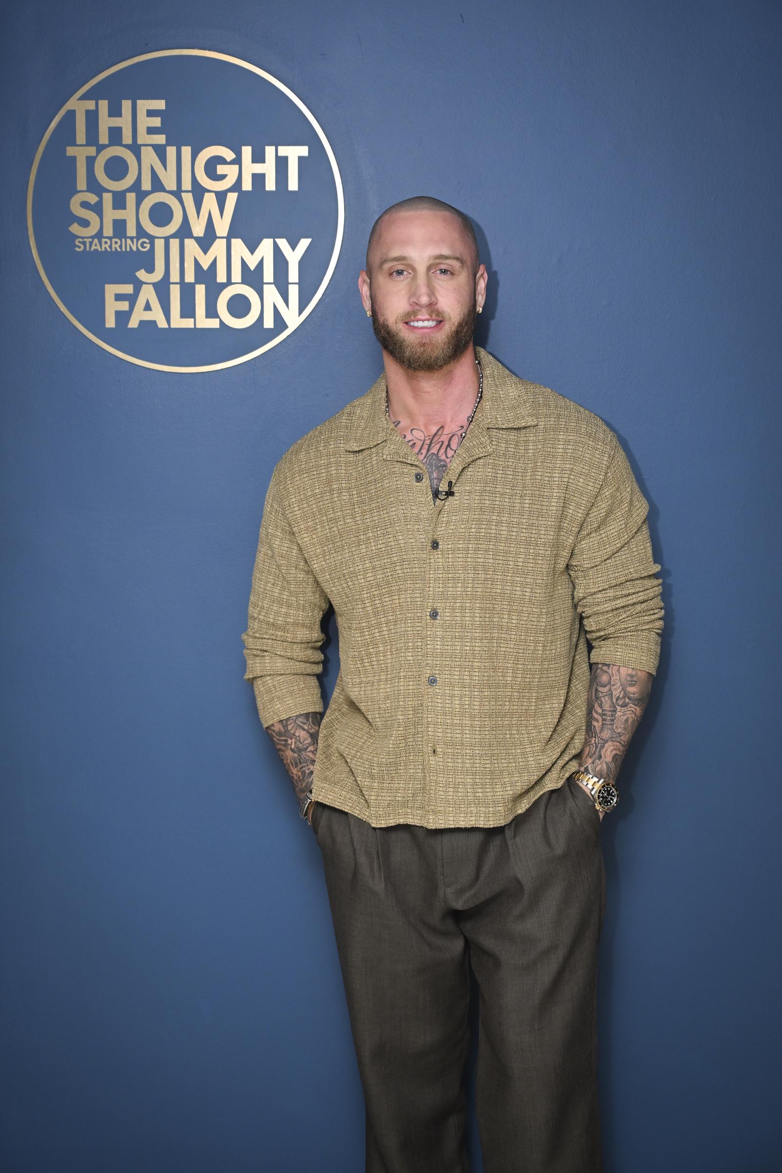 Chet Hanks poses backstage at "The Tonight Show Starring Jimmy Fallon" on April 26, 2026. | Source: Getty Images