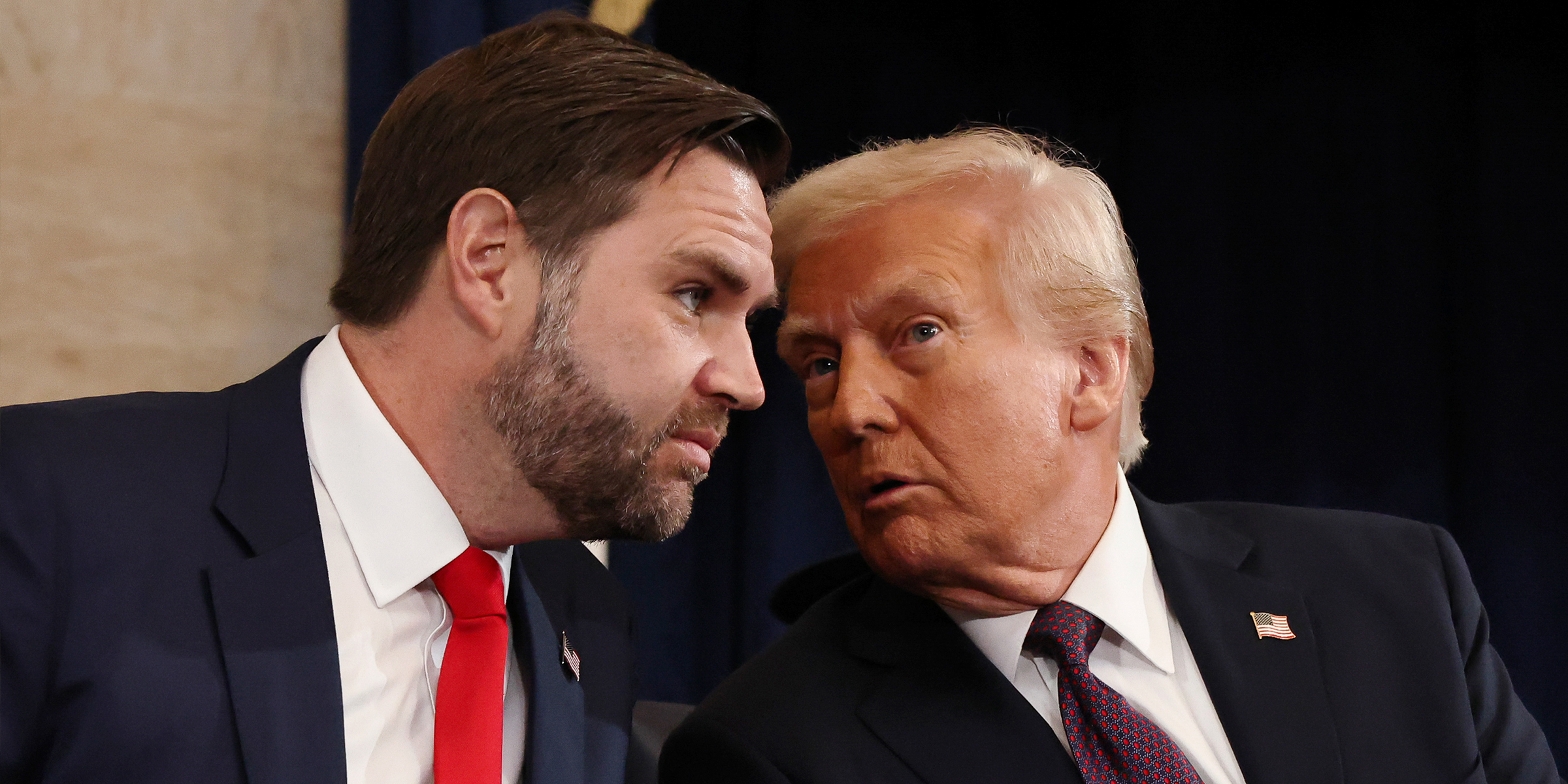 JD Vance and Donald Trump | Source: Getty Images