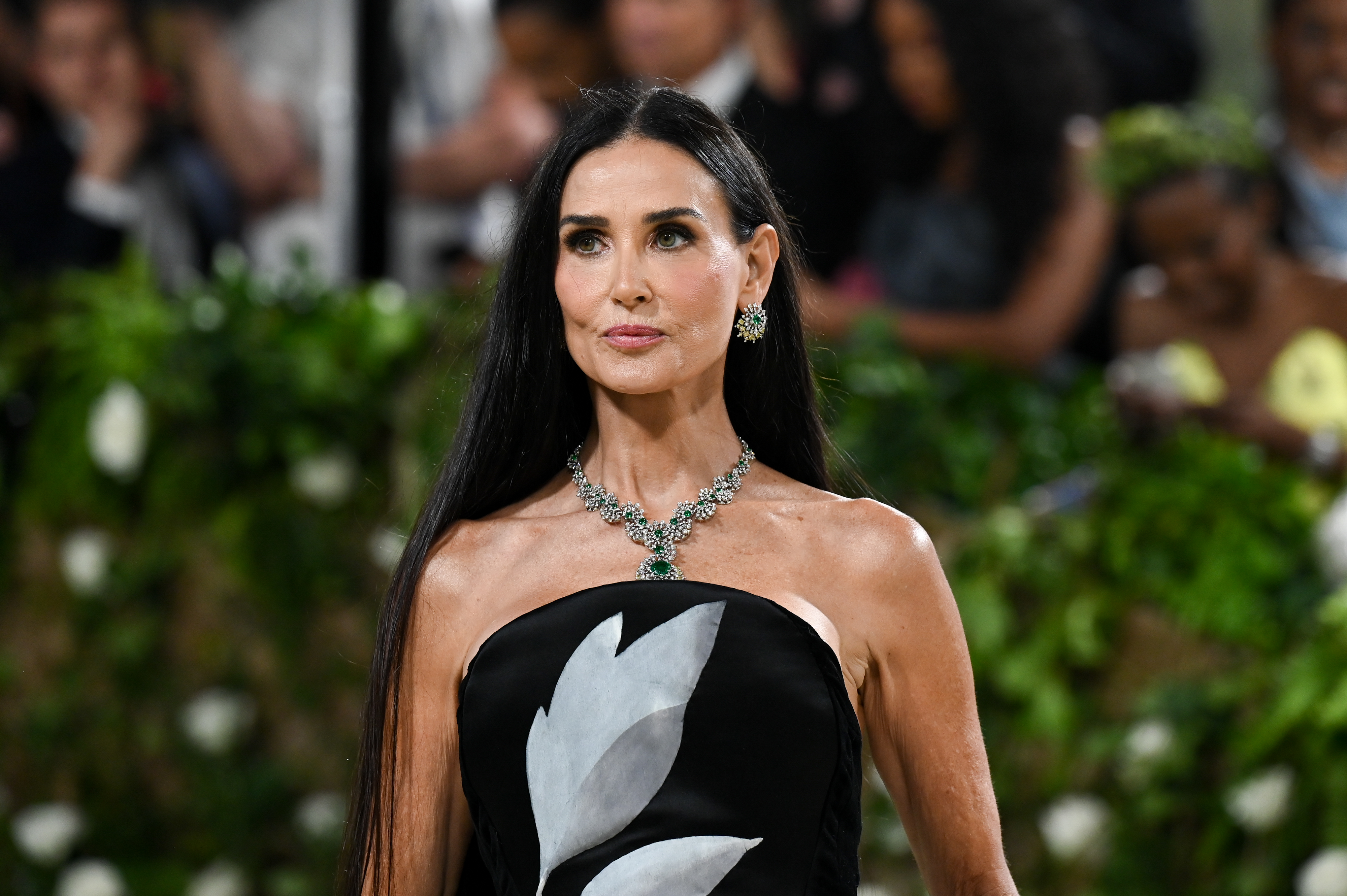 Demi Moore at the Met Gala: "Sleeping Beauties: Reawakening Fashion" at The Metropolitan Museum of Art on May 6, 2024, in New York City.