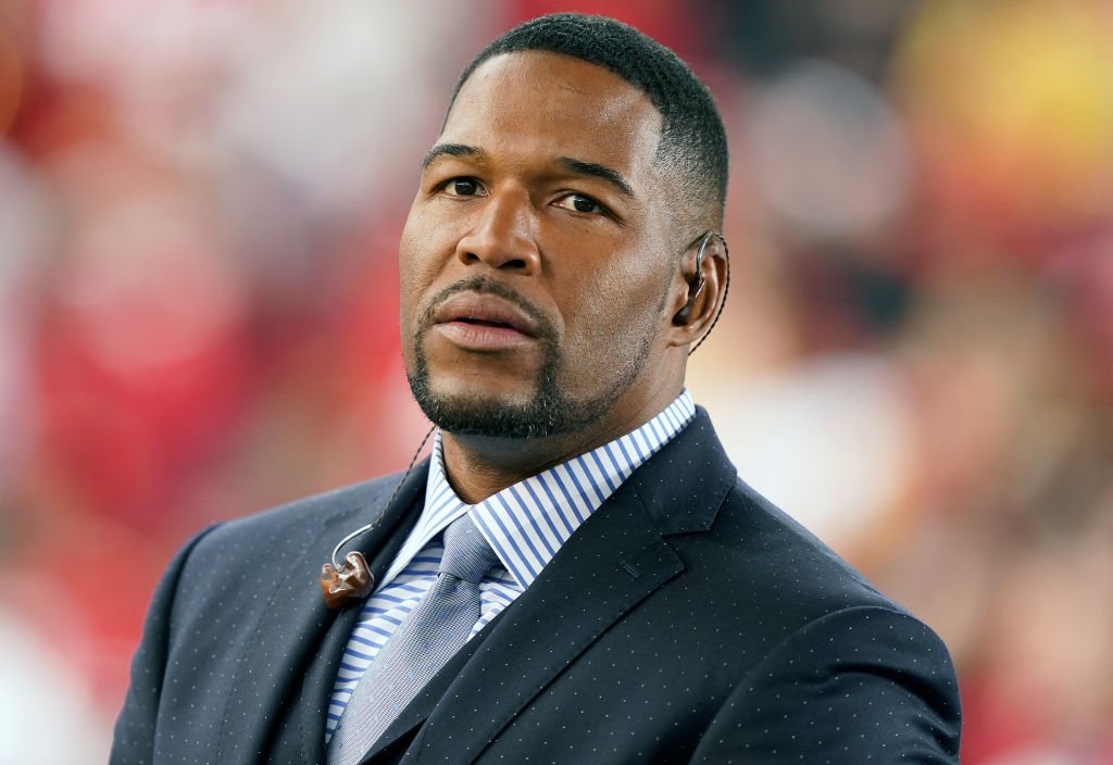 Michael Strahan at a game between the San Francisco 49ers and the Green Bay Packers at Levi's Stadium on January 19, 2020 in Santa Clara, California. | Source: Getty Images