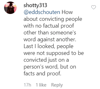 Fan's comment on Bill Cosby's Instagram post. | Source: Instagram/billcosby