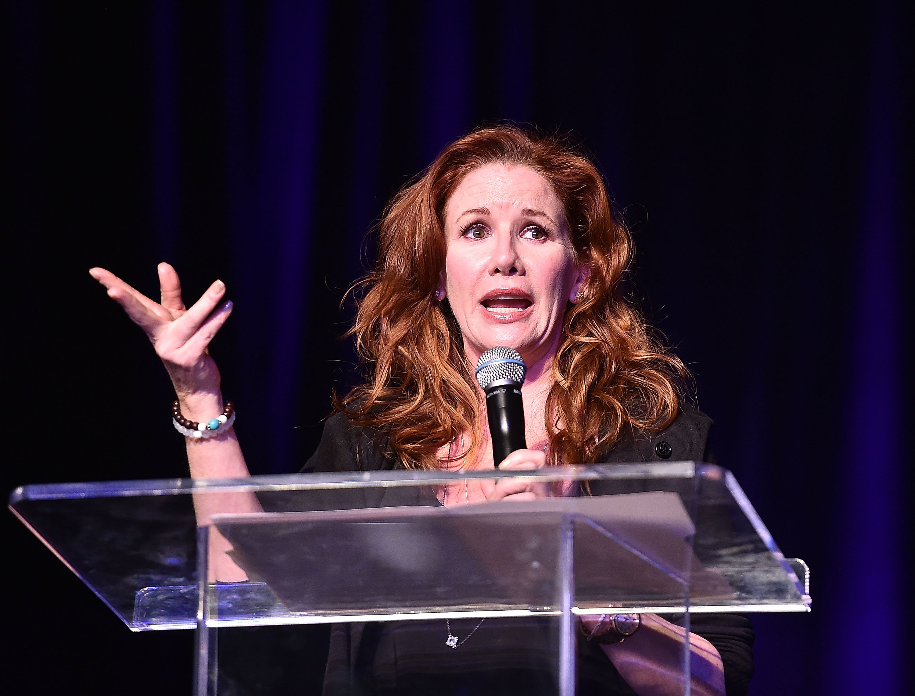 Actress Melissa Gilbert onstage at the Atlanta Ultimate Women's Expo at Georgia World Congress Center on May 3, 2015 in Atlanta, Georgia. | Source: Getty Images