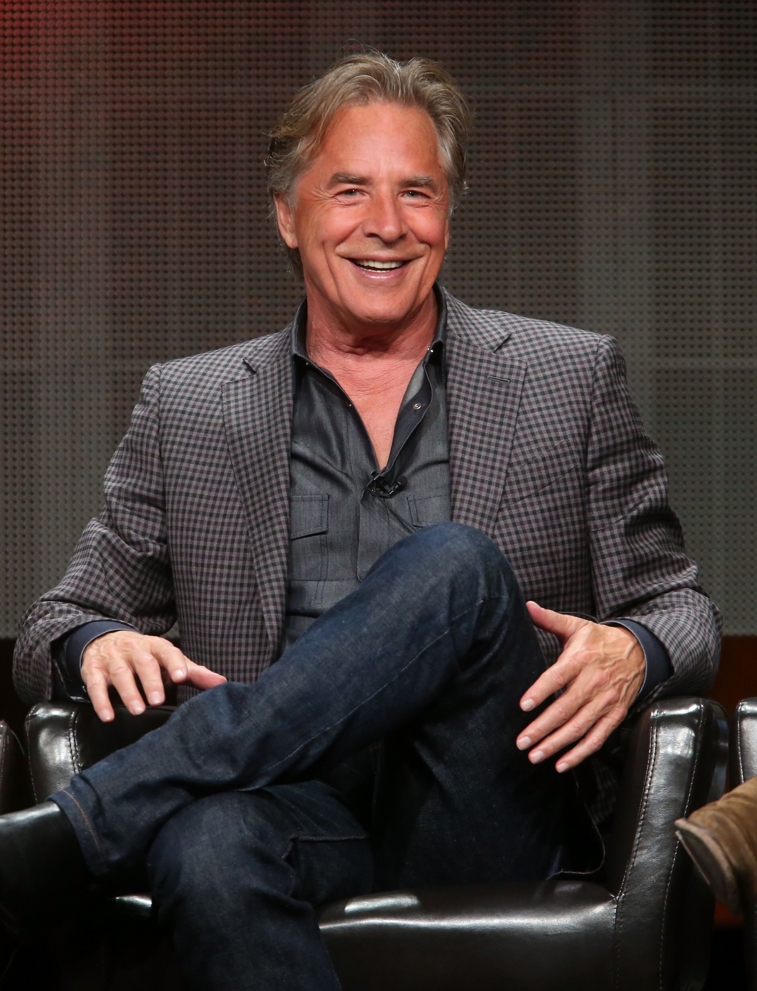 Actor Don Johnson speaks onstage during the 'Blood & Oil' panel discussion at the ABC Entertainment portion of the 2015 Summer TCA Tour | Getty Images