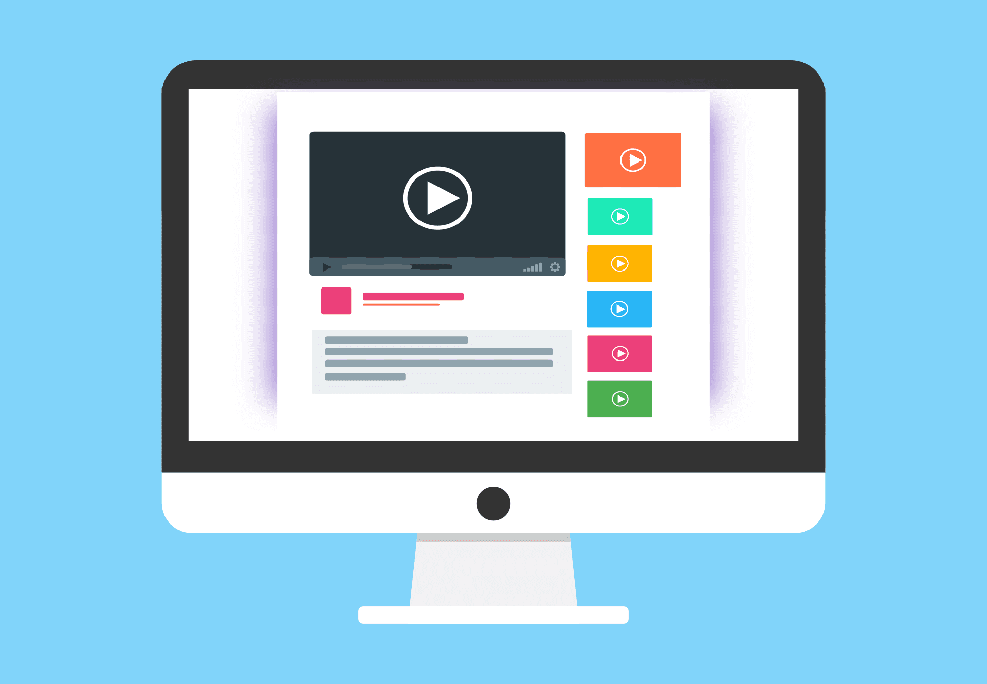 Sitio web con videos. Fuente: Pixabay Sitio web con videos. Fuente: Pixabay