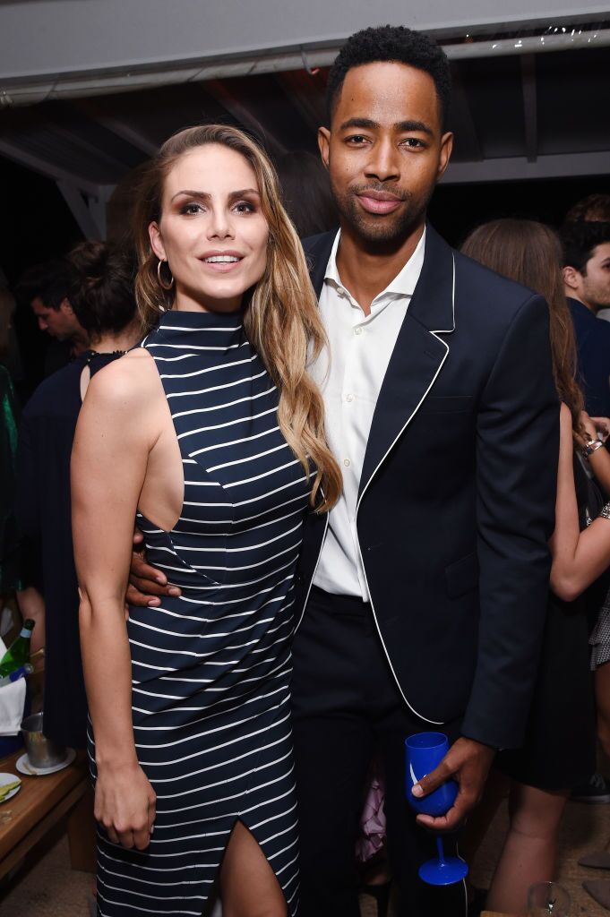 Jay Ellis and longtime girlfriend Nina Senicar at a formal event | Source: Getty Images/GlobalImagesUkraine