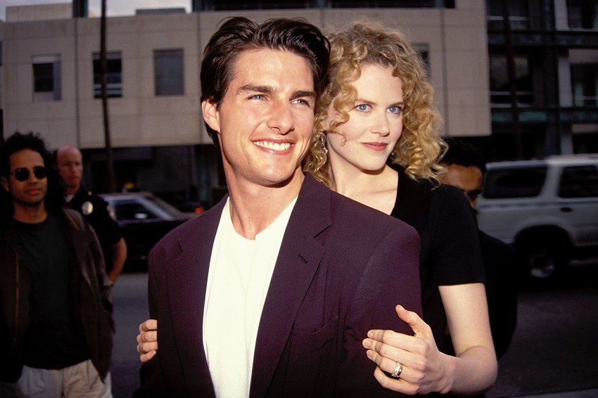 Nicole Kidman y Tom Cruise en Los Ángeles, California, en 1992. | Foto: Getty Images