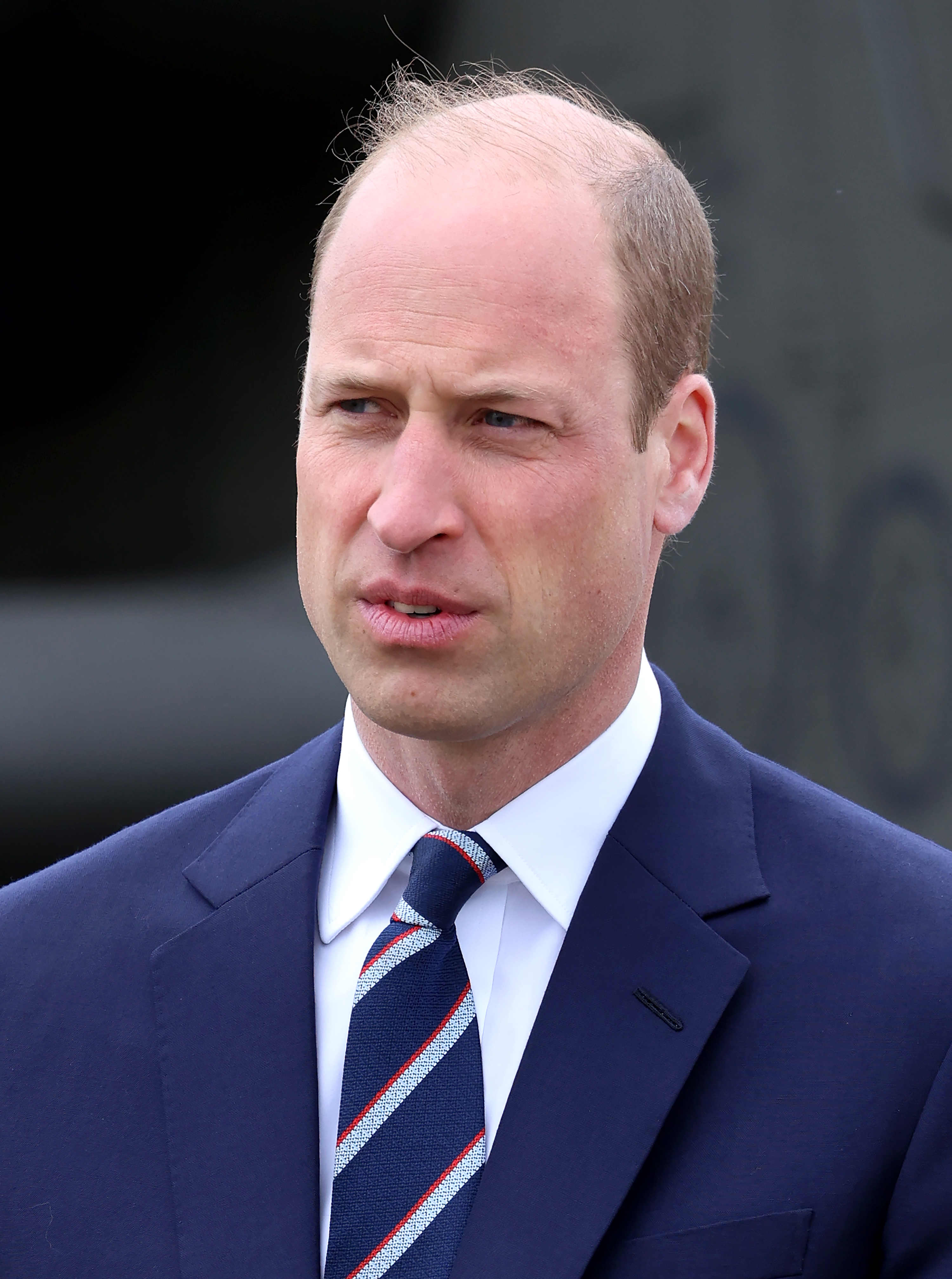 Prince William during the official handover in which King Charles III passes the role of Colonel-in-Chief of the Army air corps to Prince William in Stockbridge, Hampshire on May 13, 2024 | Source: Getty Images