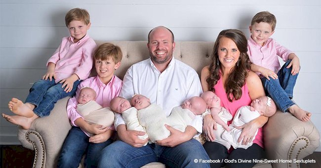 Couple becomes a family of eleven with just 1 pregnancy after they try for a fourth baby