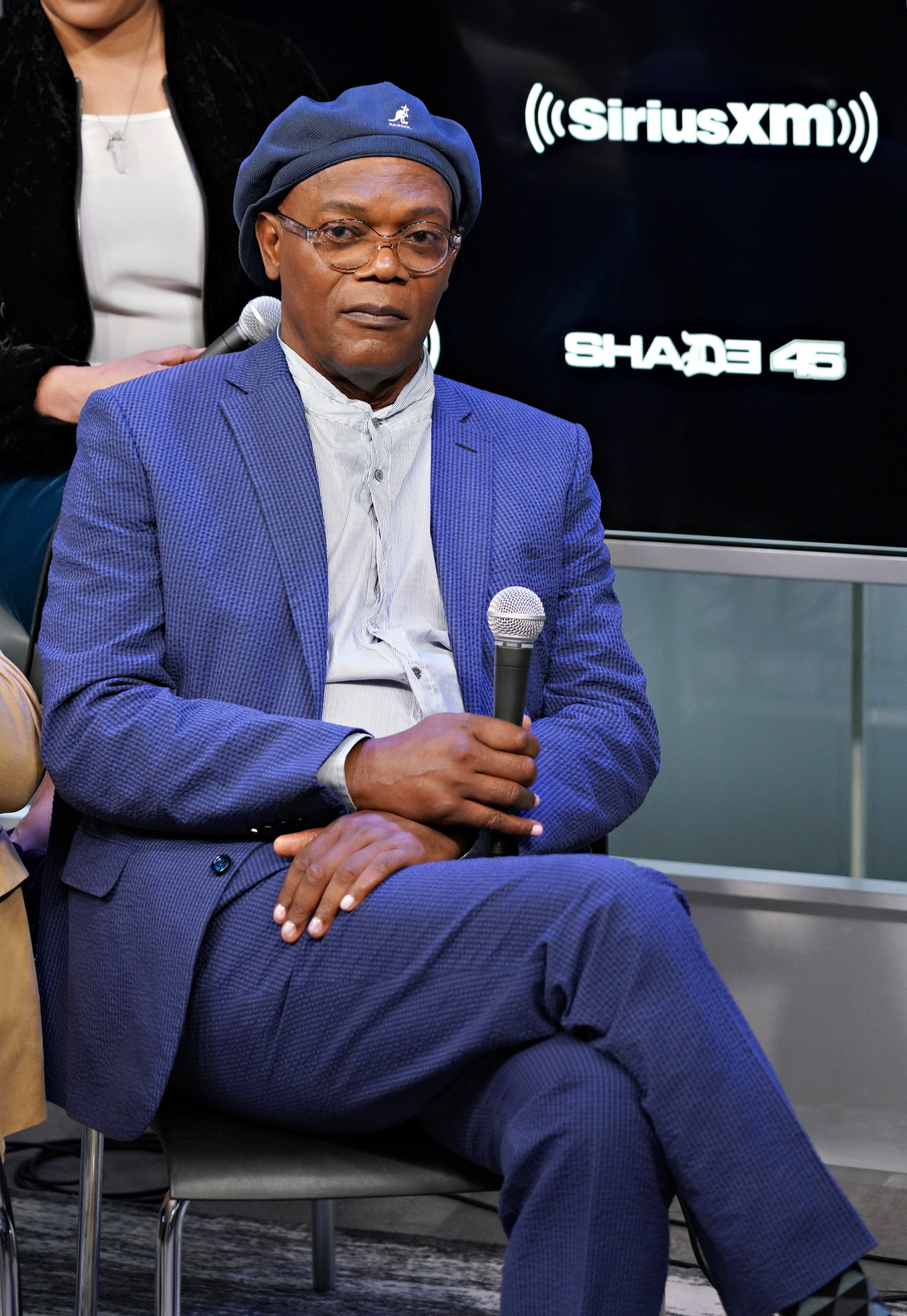 Samuel L Jackson takes part in SiriusXM's Town Hall with the cast of 'Shaft' at SiriusXM Studios on June 10, 2019 in New York City | Photo: Getty Images