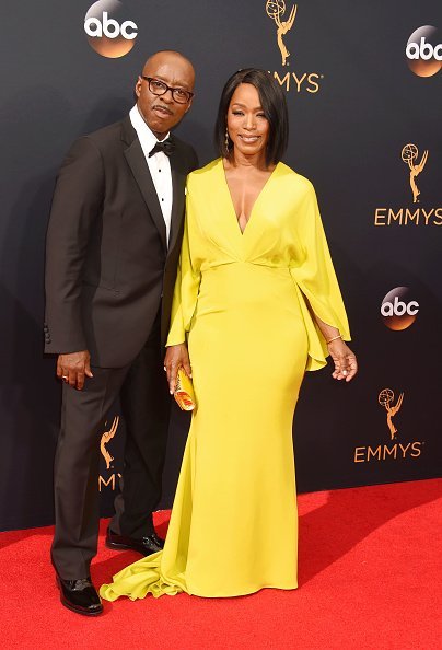 Actress Angela Bassett and husband Courtney B. Vance at the 68th Annual Primetime Emmy Awards at Microsoft Theater | Photo: Getty Images