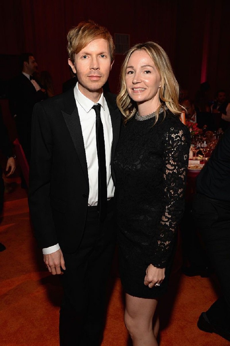 Beck and Marissa Ribisi attending the 24th Annual Elton John AIDS Foundation's Oscar Viewing Party at The City of West Hollywood Park in West Hollywood, California in February 2016. | Image: Getty Images.