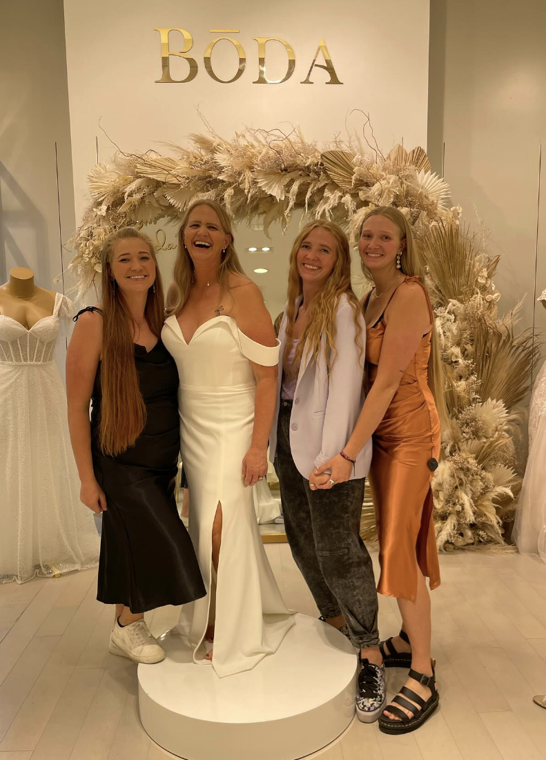 Christine Brown with her daughters as seen in an Instagram carousel dated January 31, 2024 | Source: Instagram.com/christine_brownsw/