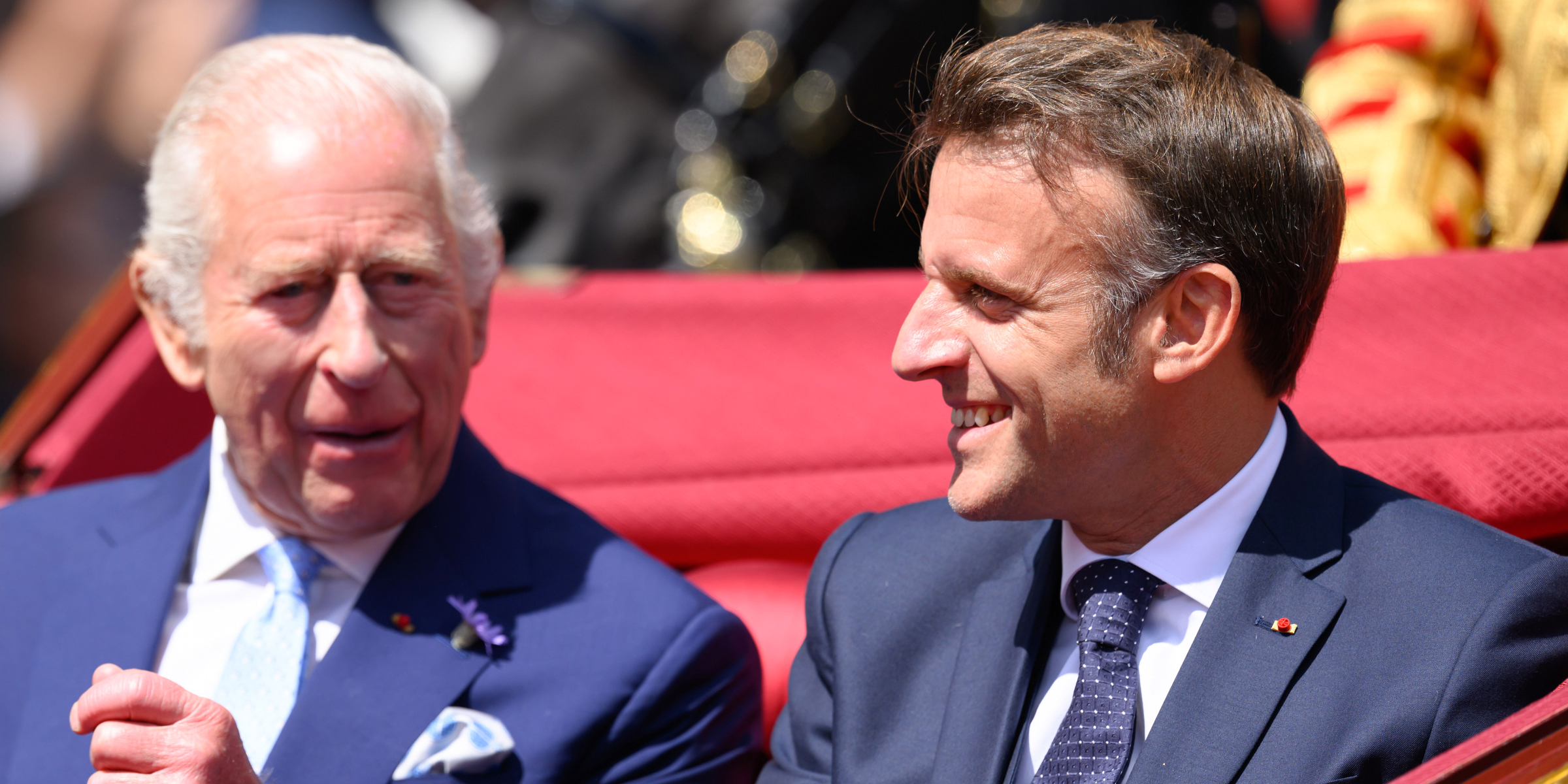 King Charles III and Emmanuel Macron | Source: Getty Images