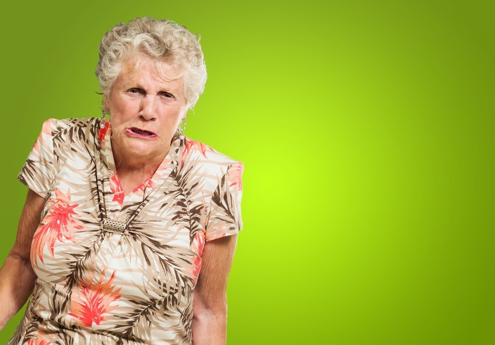 A portrait of an angry senior woman. | Photo: Shutterstock