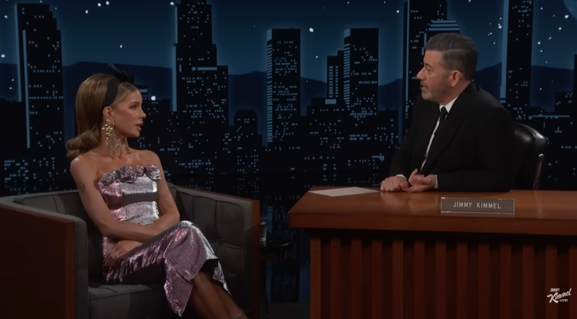 Kate Beckinsale appears on "Jimmy Kimmel Live!" on 25 November 2025. | Source: YouTube/Jimmy Kimmel Live