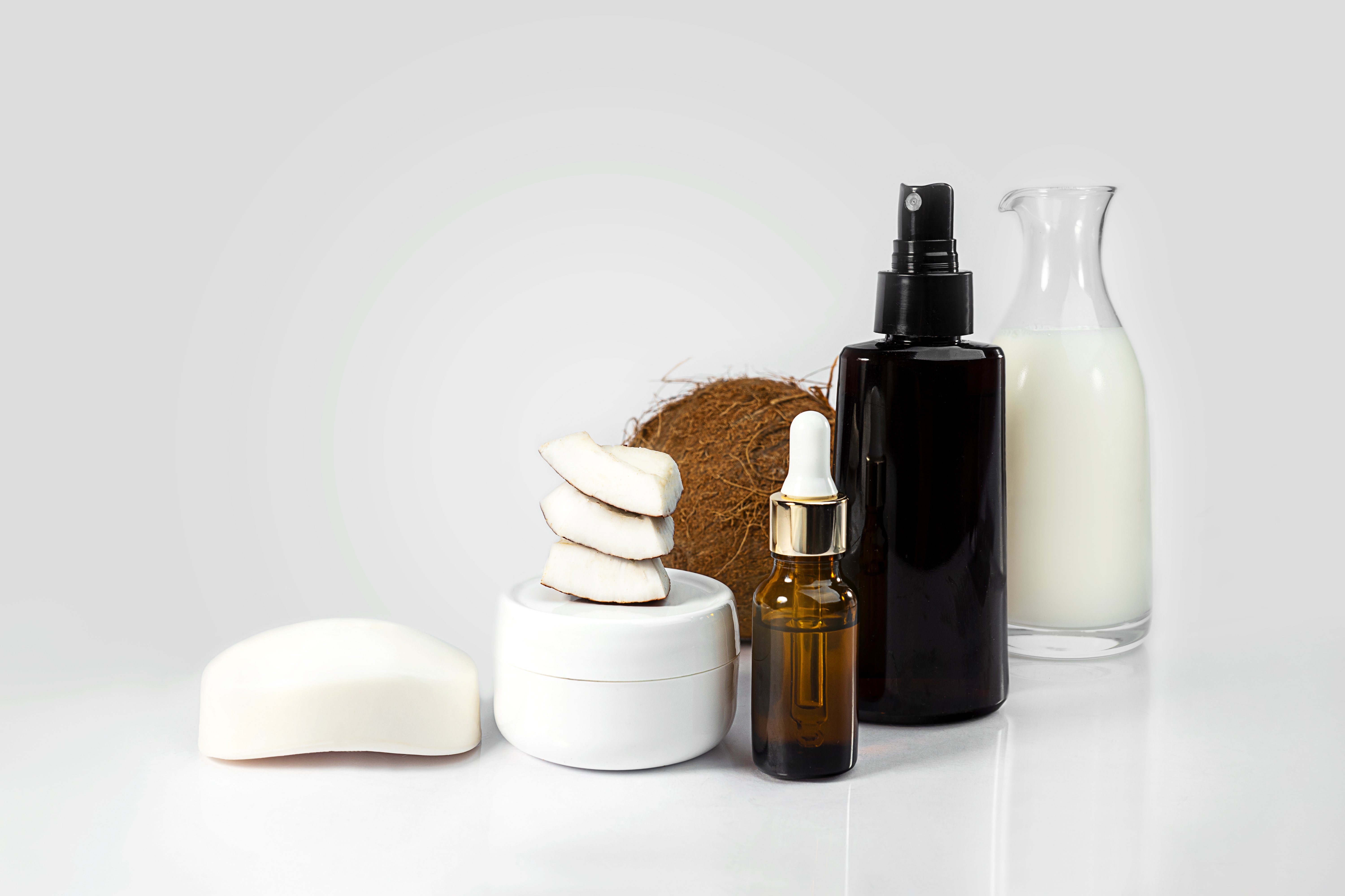 Products with coconut oil. | Source: Getty Images