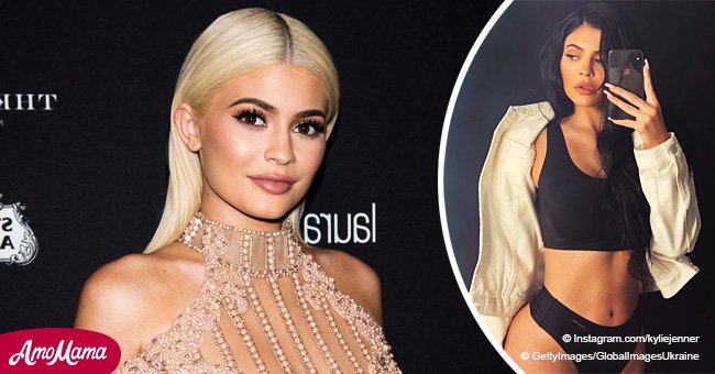 Kylie Jenner seduces fans in racy underwear after losing 'the most liked photo' to a chicken egg