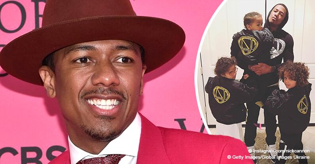 Nick Cannon melts hearts with photo of his 3 children looking adorable in matching jackets