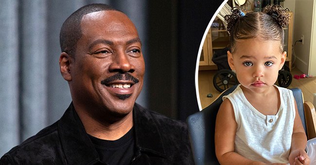 Eddie Murphy and his granddaughter, Evie. | Photo: Instagram/carly.olivia Getty Images