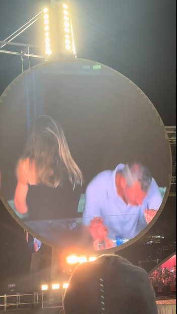 Andrew Byron and Kristin Cabot, from a post dated July 17, 2025 | Source: Tiktok/@instaagraace