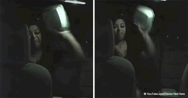 Video shows woman throwing hot food at female driver’s face when she’s asked to get out