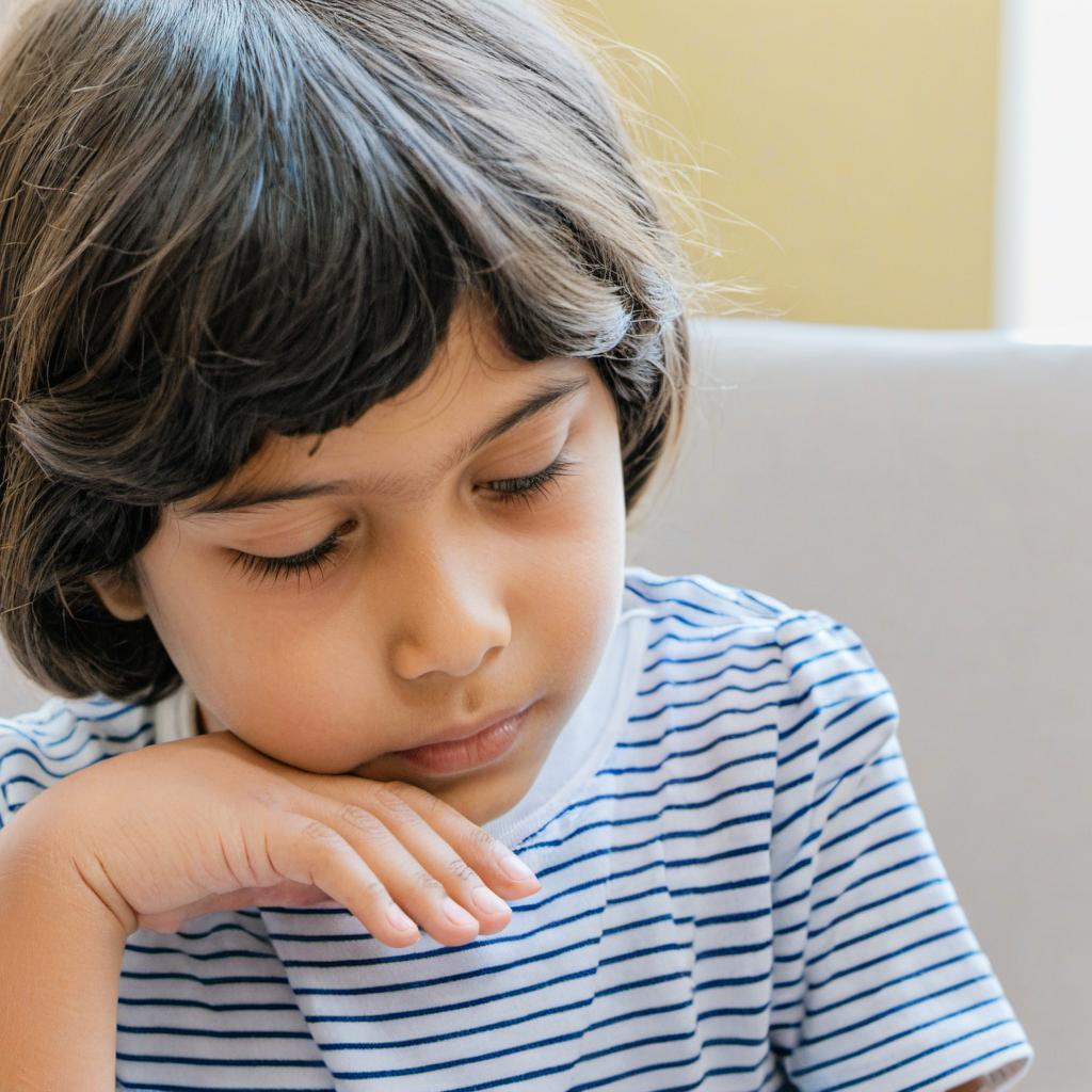 A thoughtful young girl | Source: Midjourney