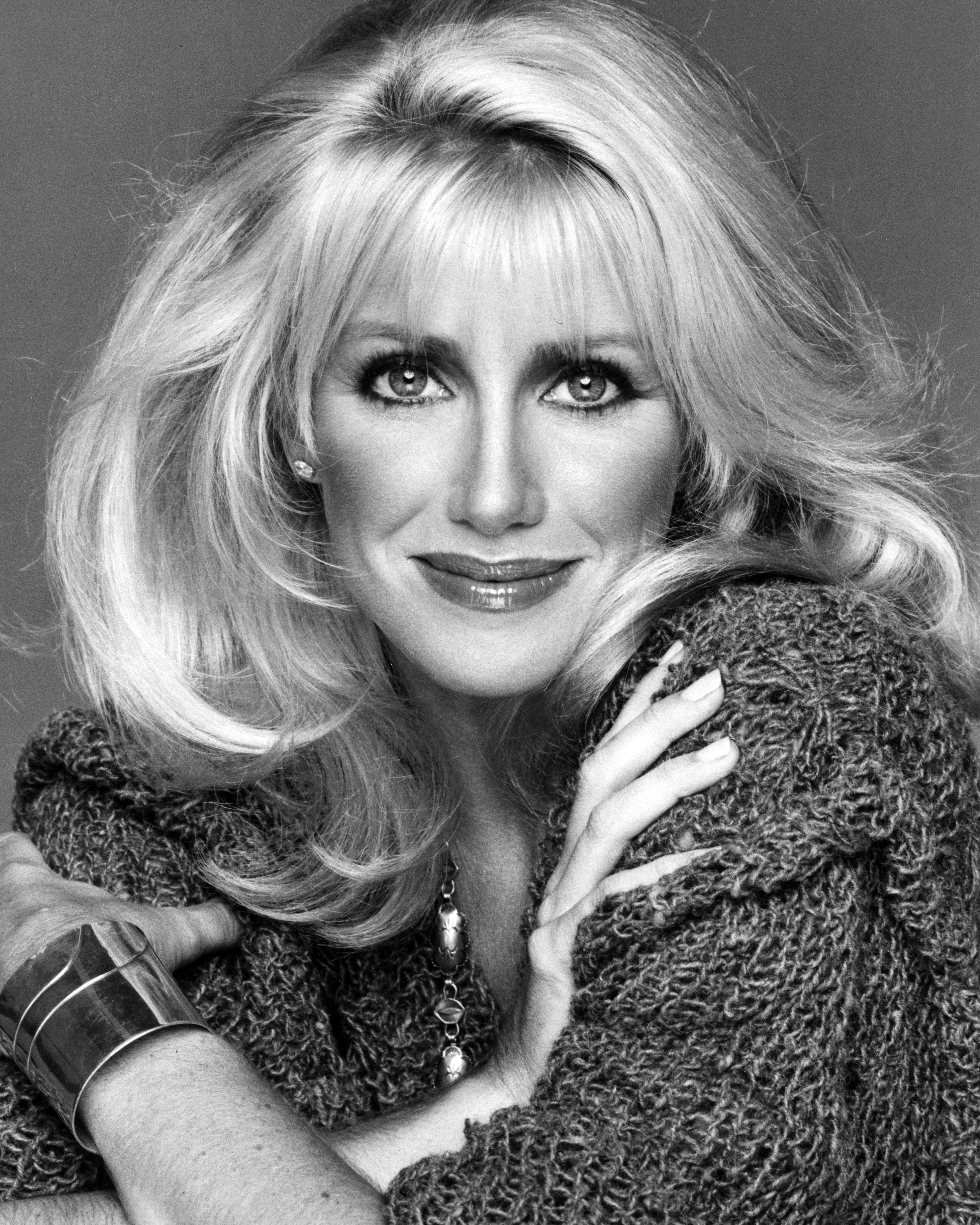 Suzanne Somers in a "Three's Company" promotional photo on August 28, 1978 | Source: Getty Images