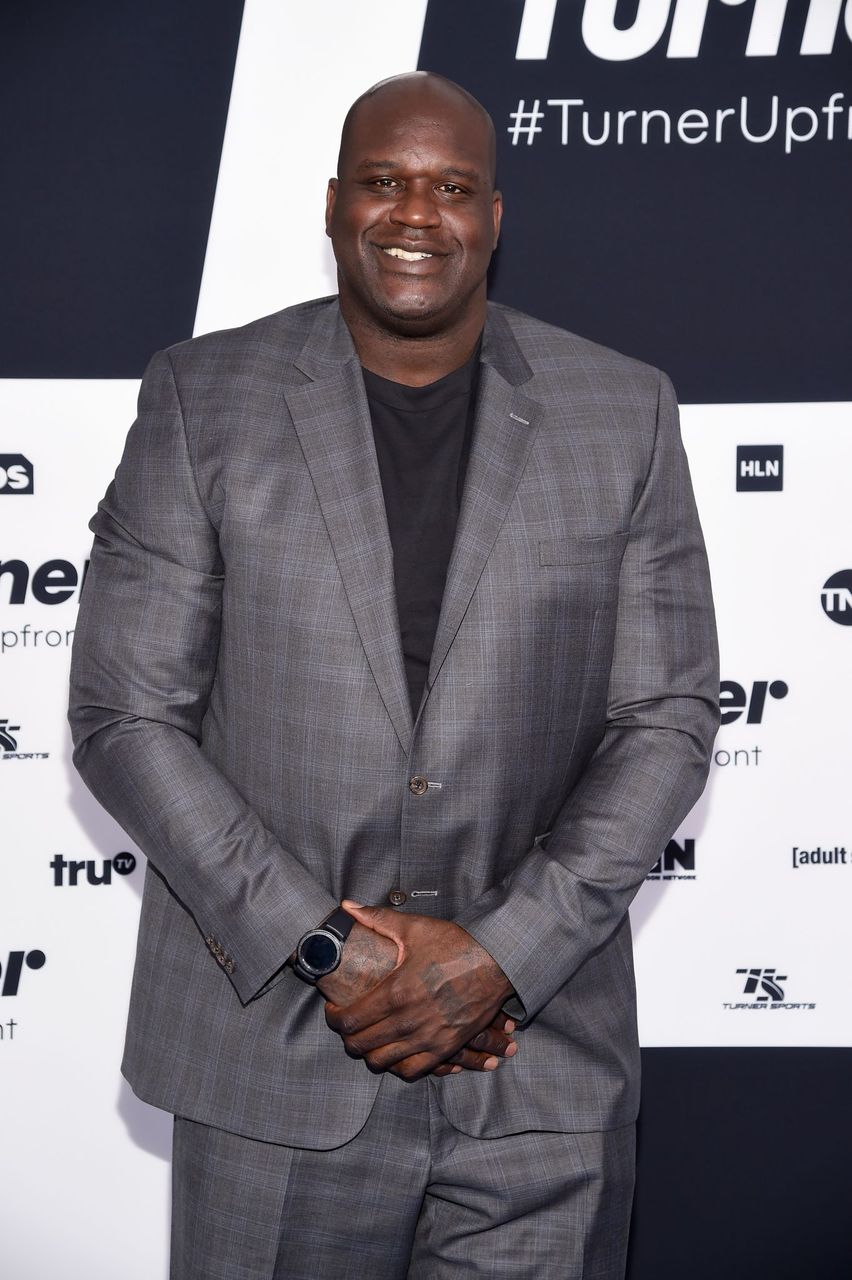 Shaquille O'Neal at the Turner Upfront 2017 arrivals on the red carpet at The Theater at Madison Square Garden on May 17, 2017 in New York City. | Source: Getty Images
