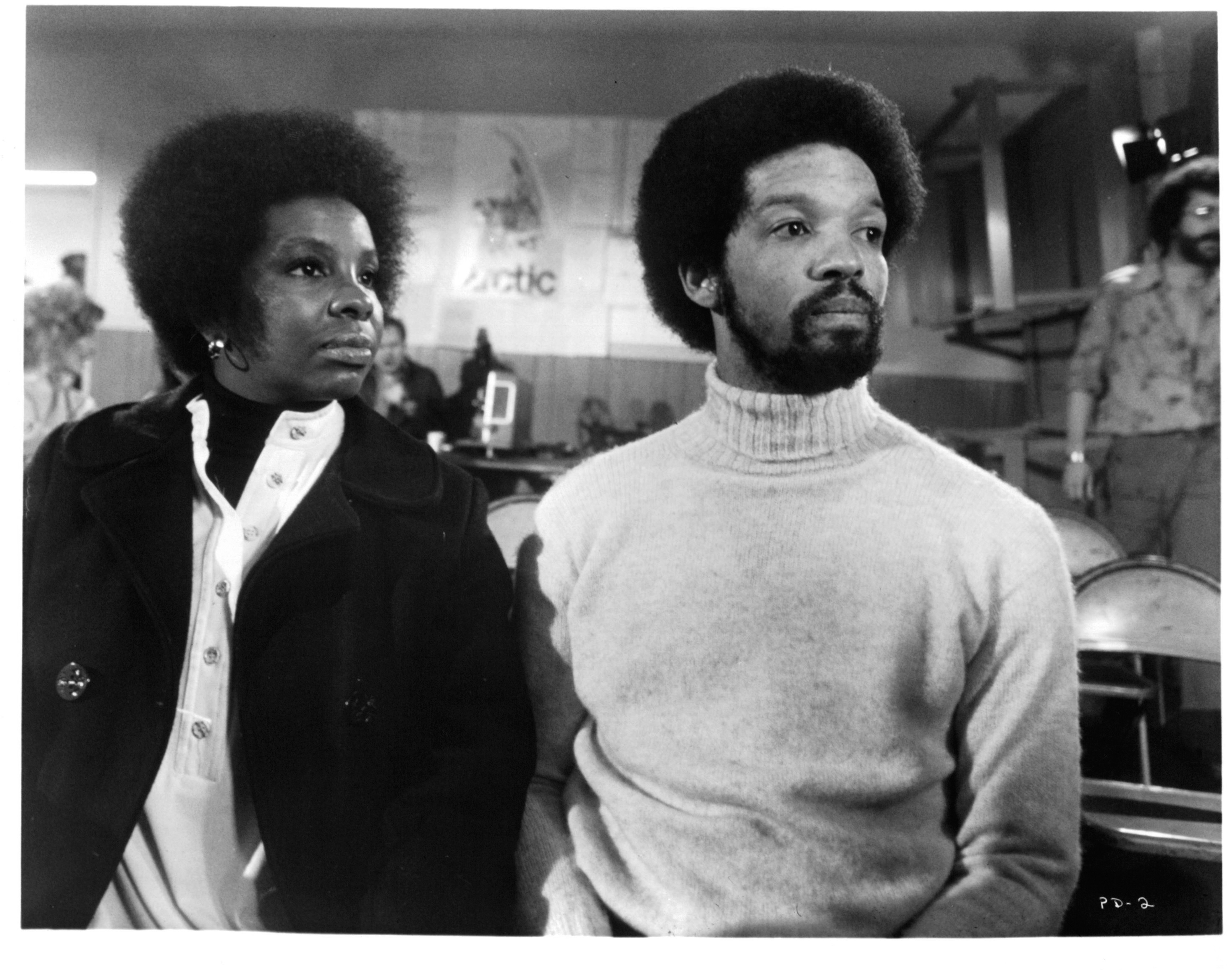 Gladys Knight and Barry Hankerson in a scene from the film "Pipe Dreams," in 1976. | Source: Getty Images
