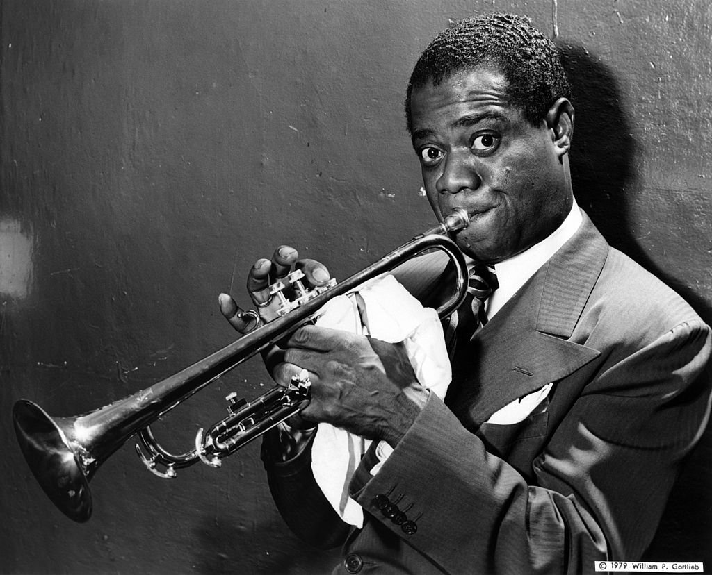 Portrait of Louis Armstrong with trumpet on January 1, 1940 | Photo: Getty Images